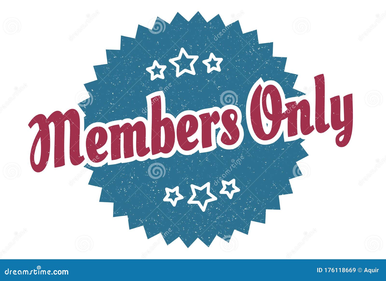 Members only Sign. Members only Vintage Retro Label Stock Vector ...