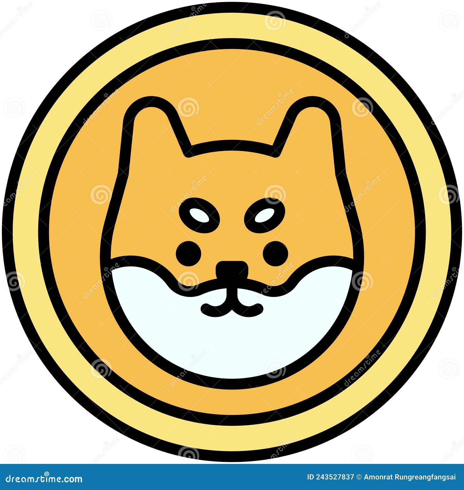 Meme Coin Icon, Crypto Related Vector Illustration Stock Vector -  Illustration of bitcoin, blockchain: 243527837