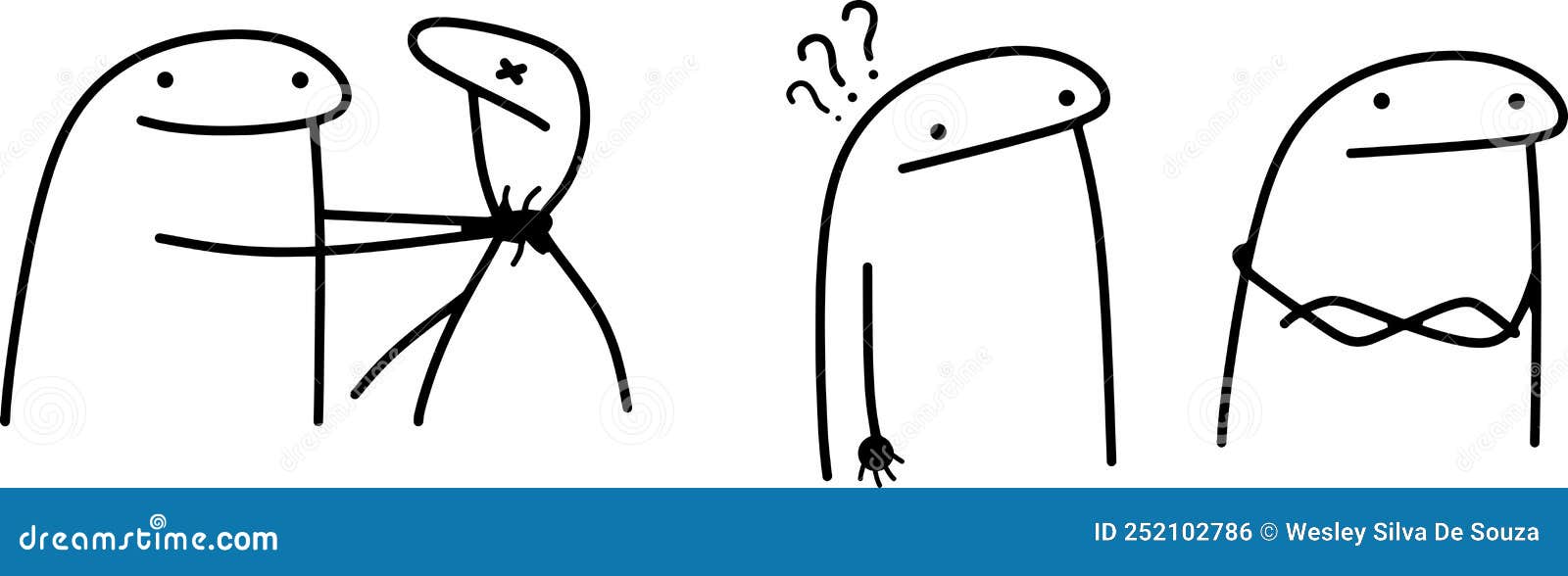 Flork in love meme | Art Board Print