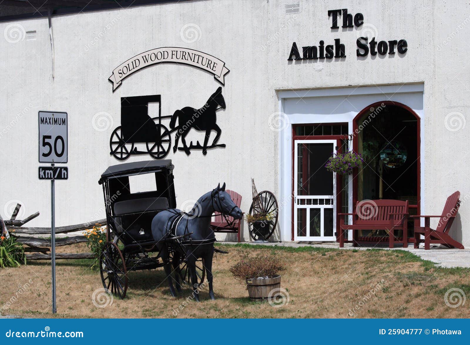 Memoria Dei Amish in Balderson Fotografia Editoriale Immagine di