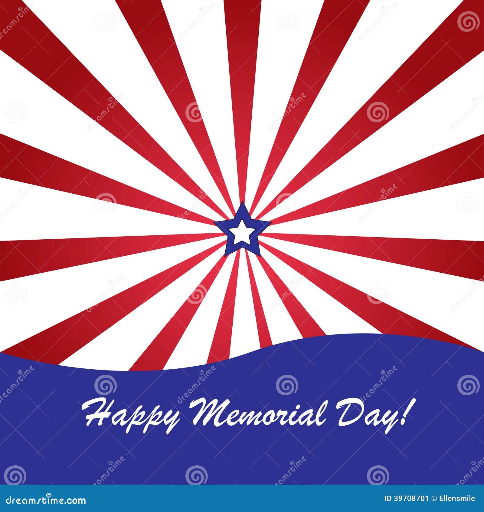 Memorial day background stock illustration. Illustration of blue 39708701