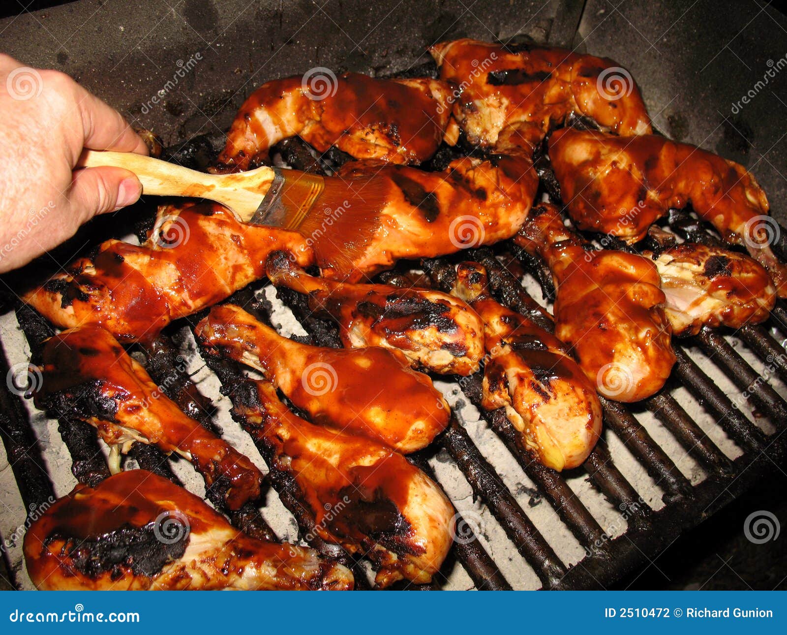 Memorial Day Barbecue stock photo. Image of sauce, chicken 2510472