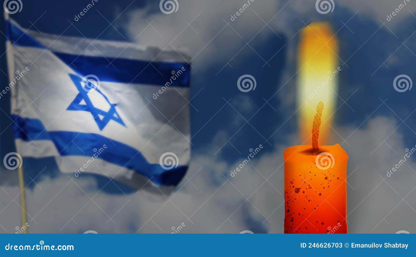 memorial day israel. memorial day for fallen soldiers and hostile actions casualties, holocaust remembrance day