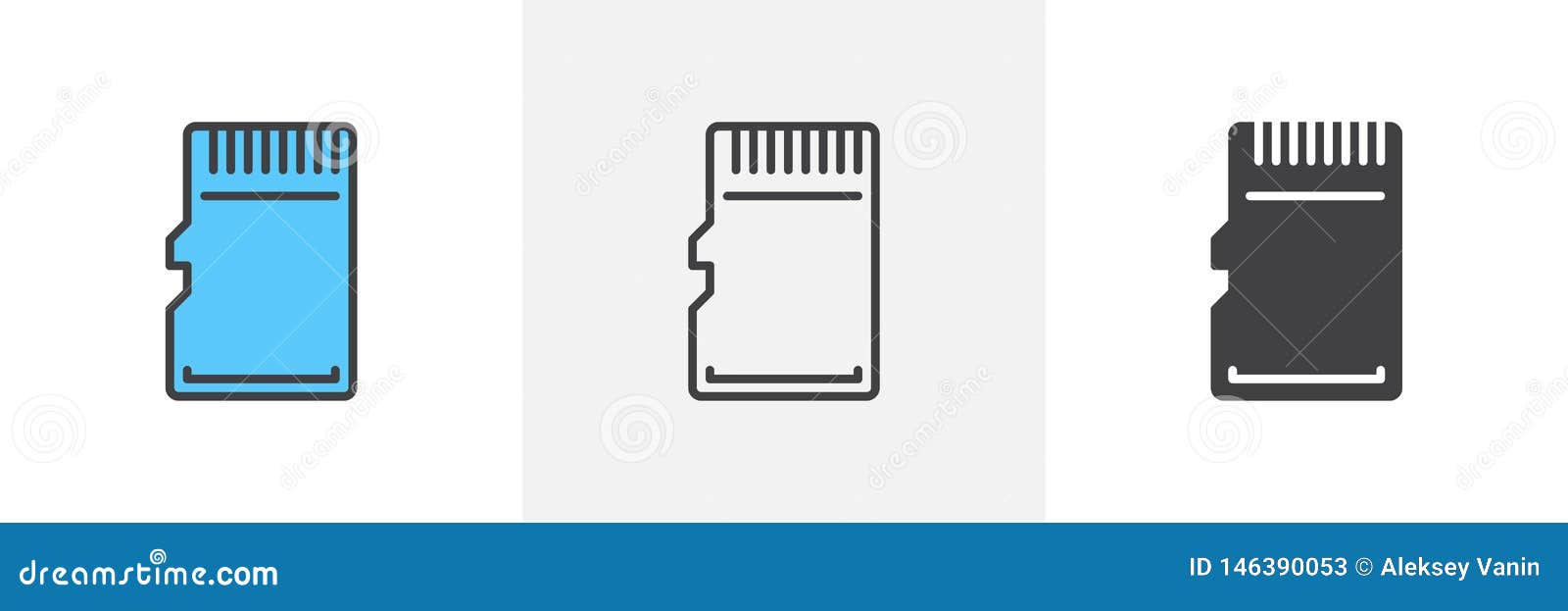 Memory card icon stock vector. Illustration of design - 146390053