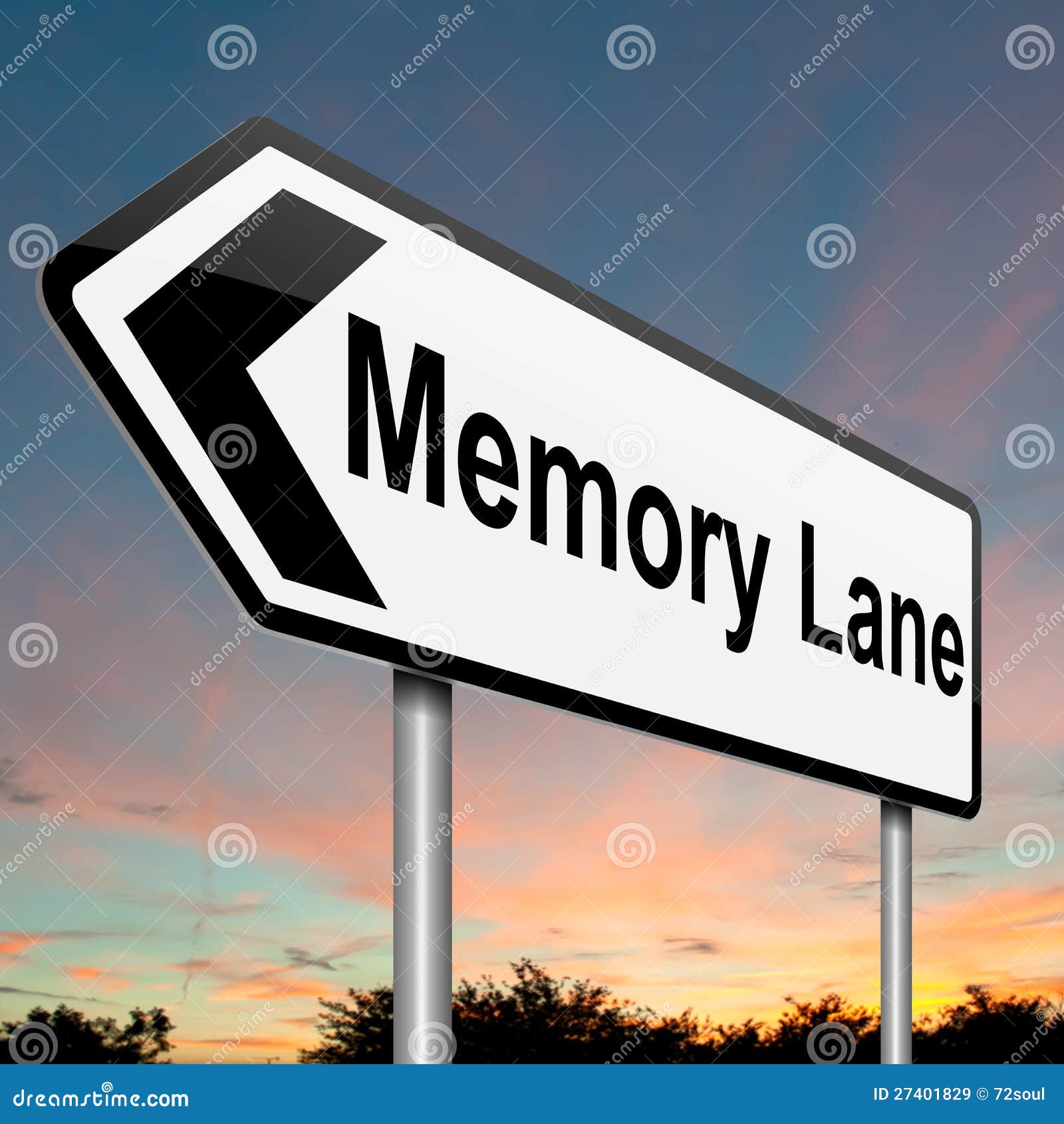 memory lane concept.