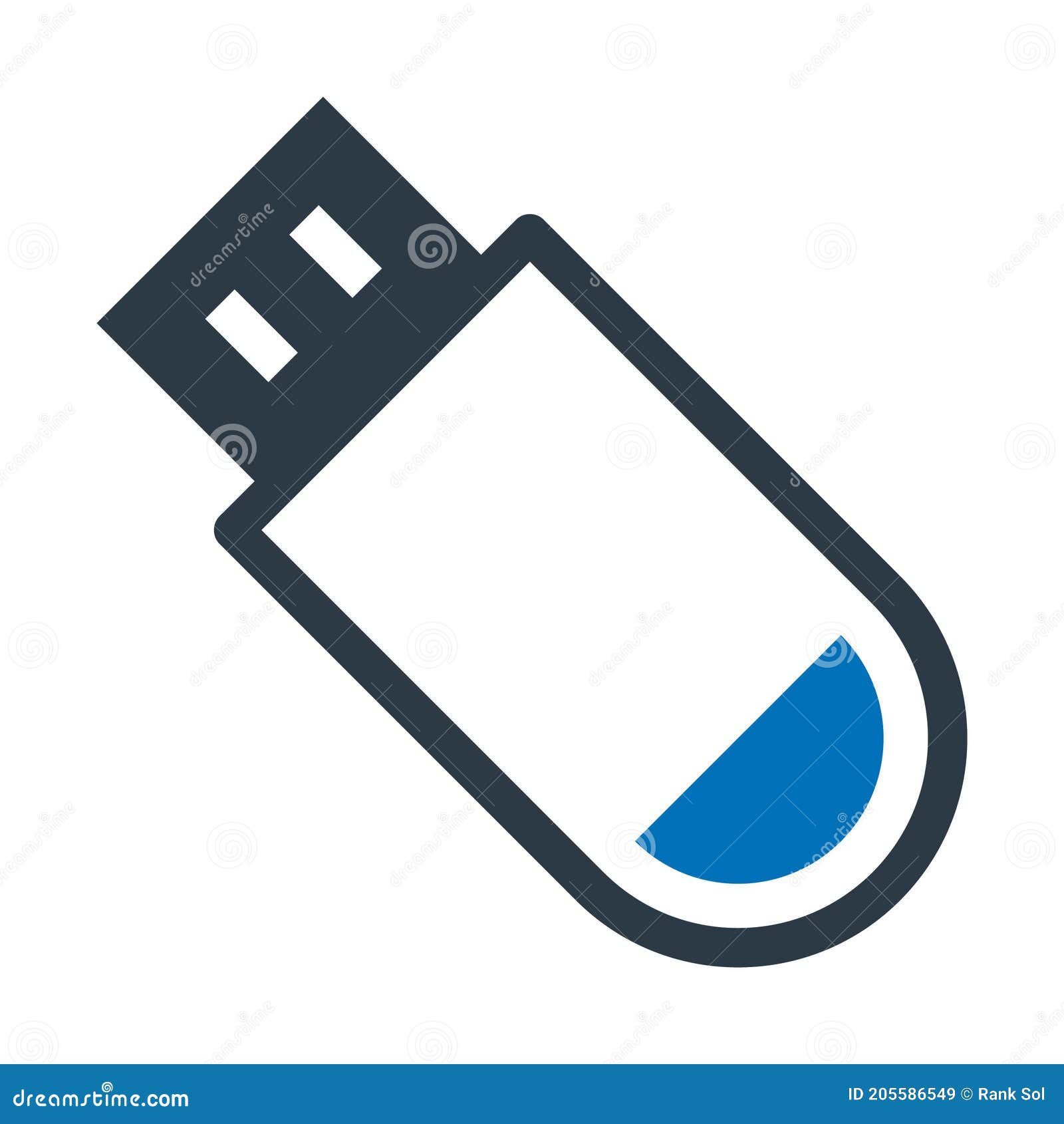 memory stick, pen drive  icon which can easily modify