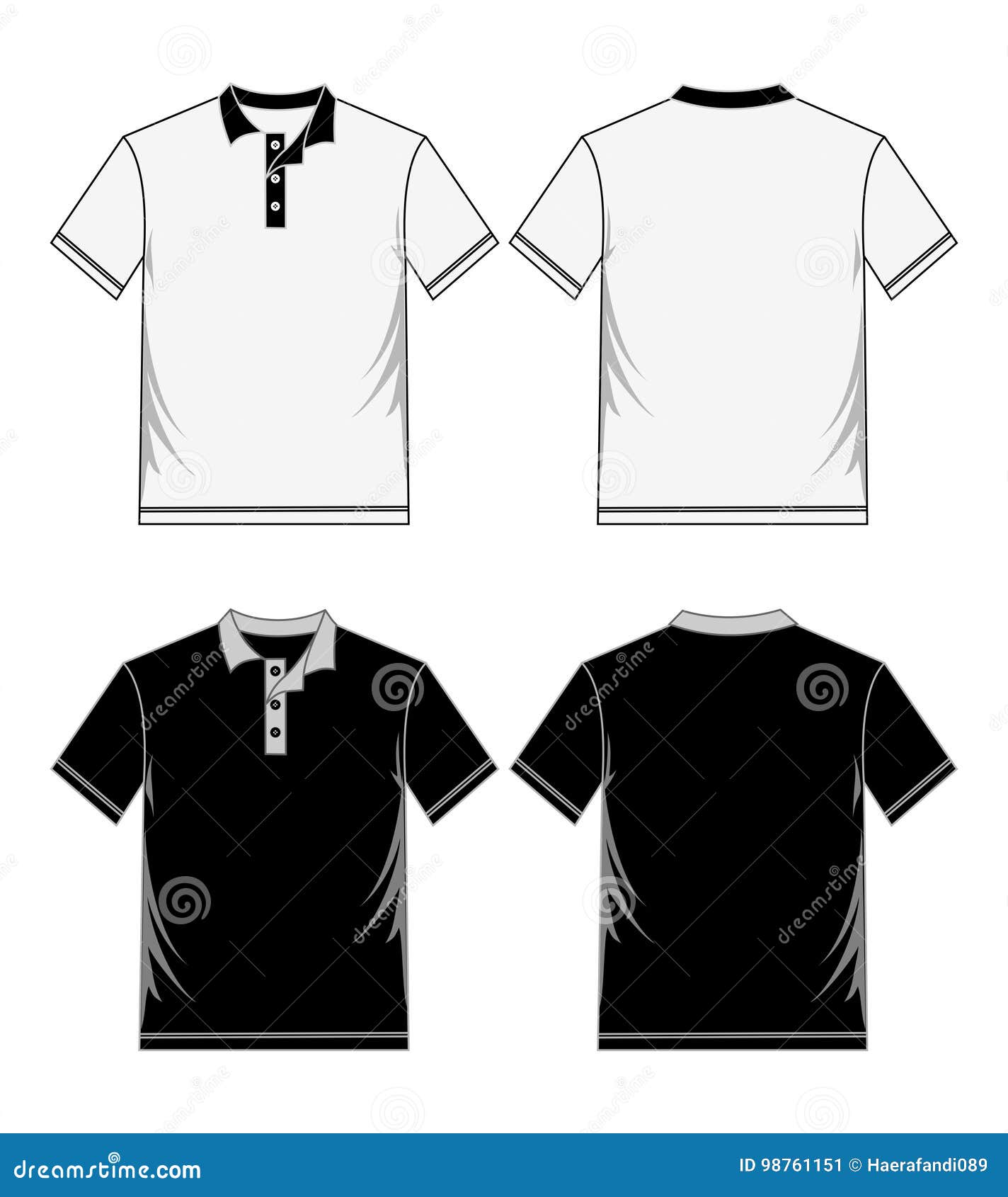 Polo Shirtblack Stock Illustrations – 2 Polo Shirtblack Stock ...