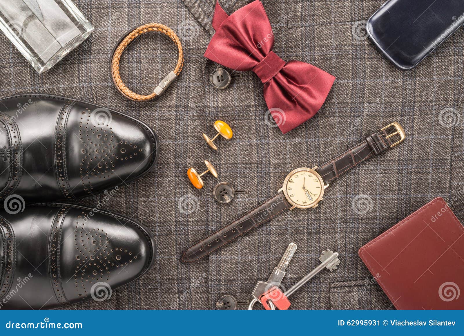 Men accessories stock image. Image of black, cufflinks - 62995931