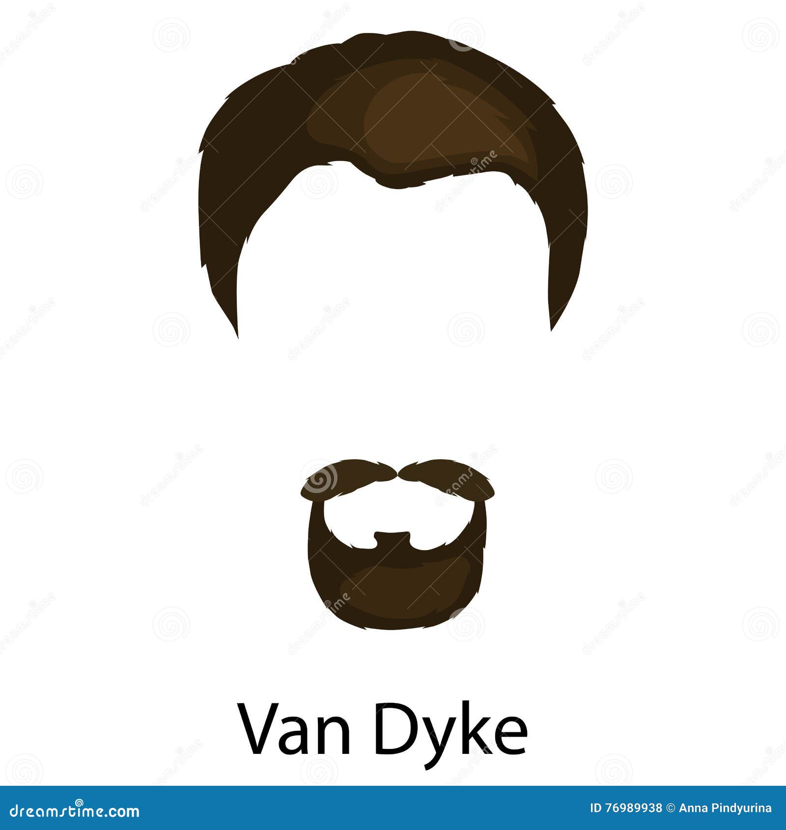 Men Cartoon Hairstyles with Beards and  Illustration with  Hipsters Hairstyles on a White Stock Vector - Illustration of avatar,  person: 76989938