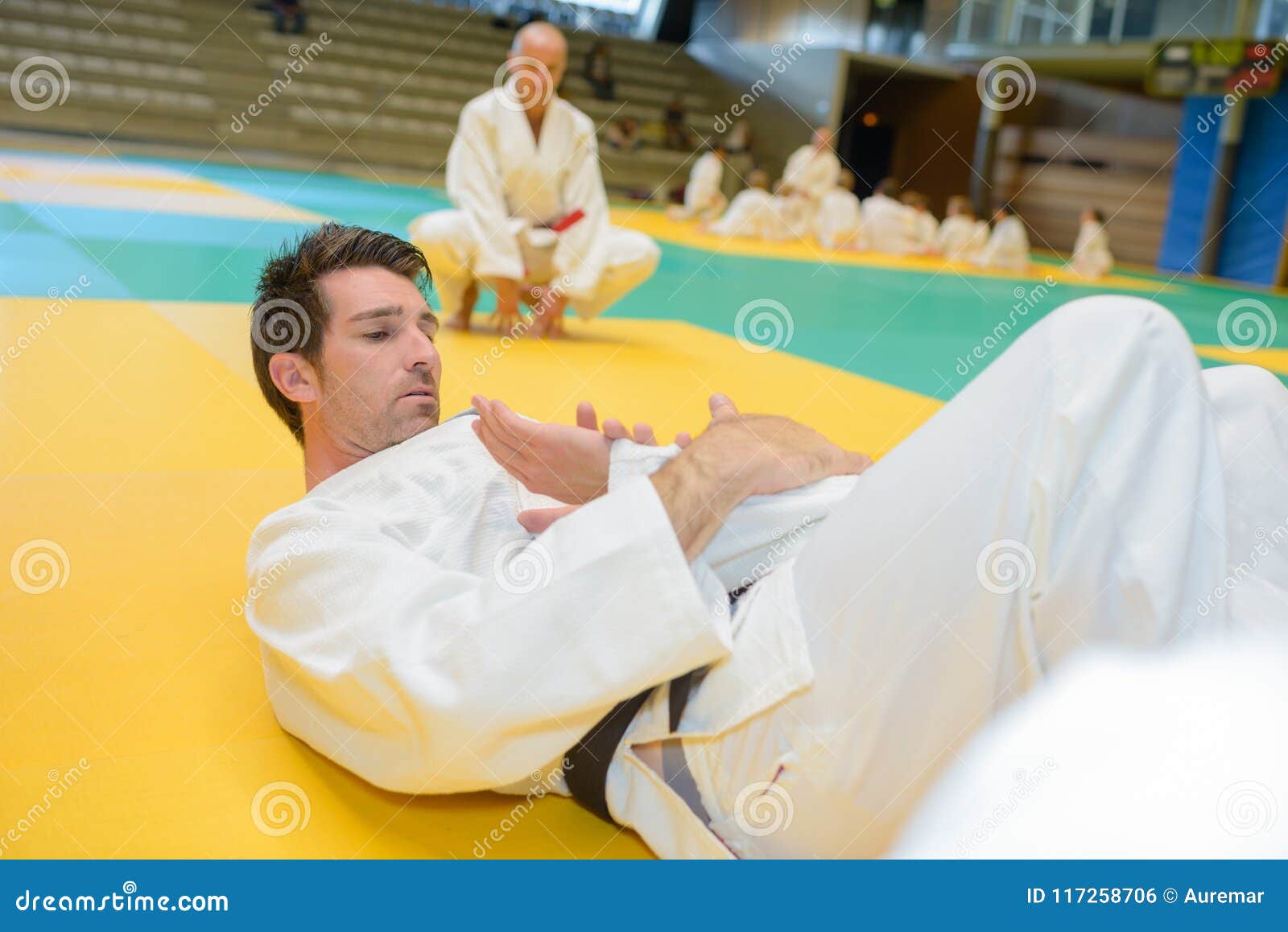 Men doing martial arts stock photo. Image of winner 117258706