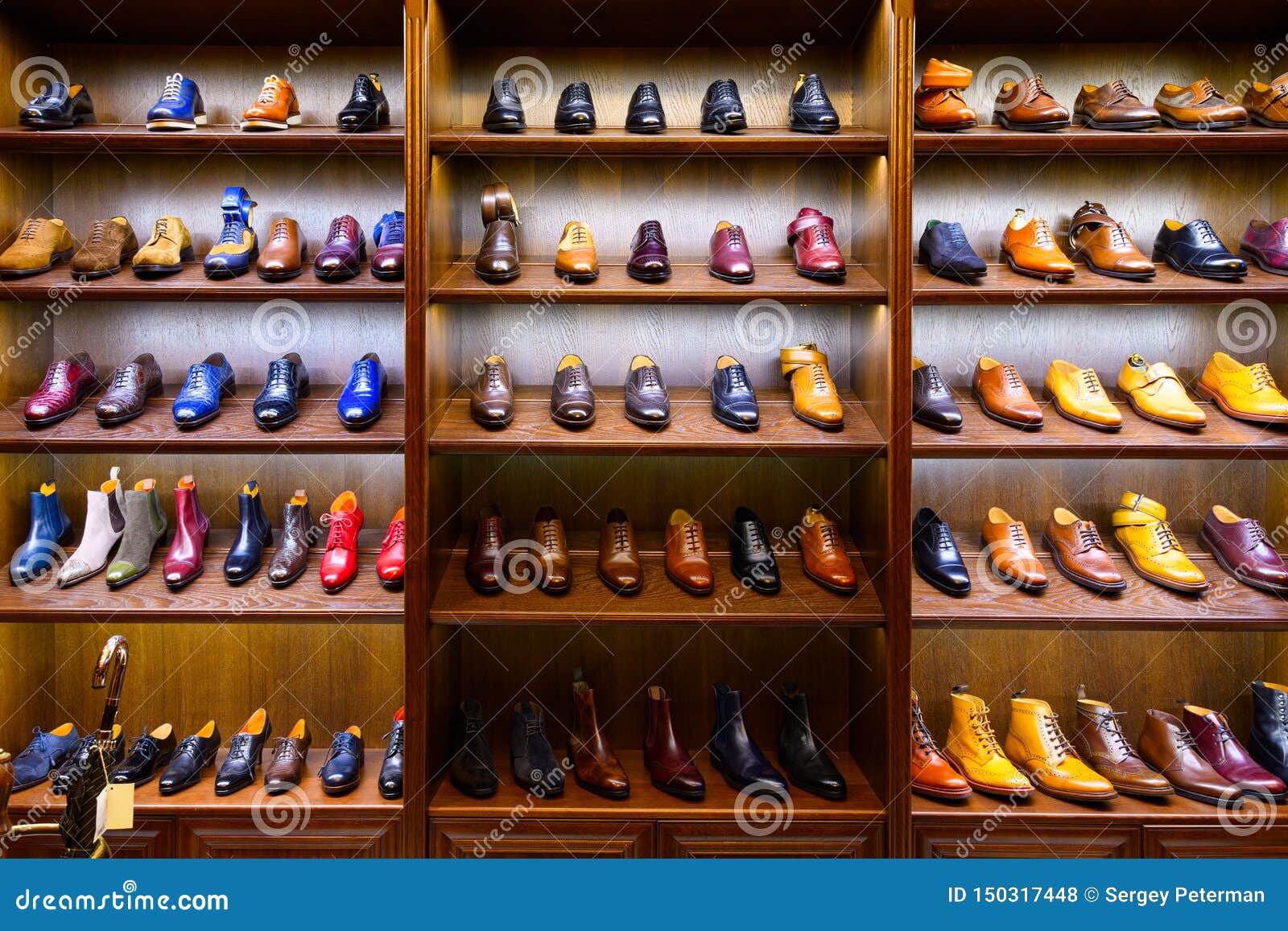 Men Footwear Boutique Store Stock Photo ...