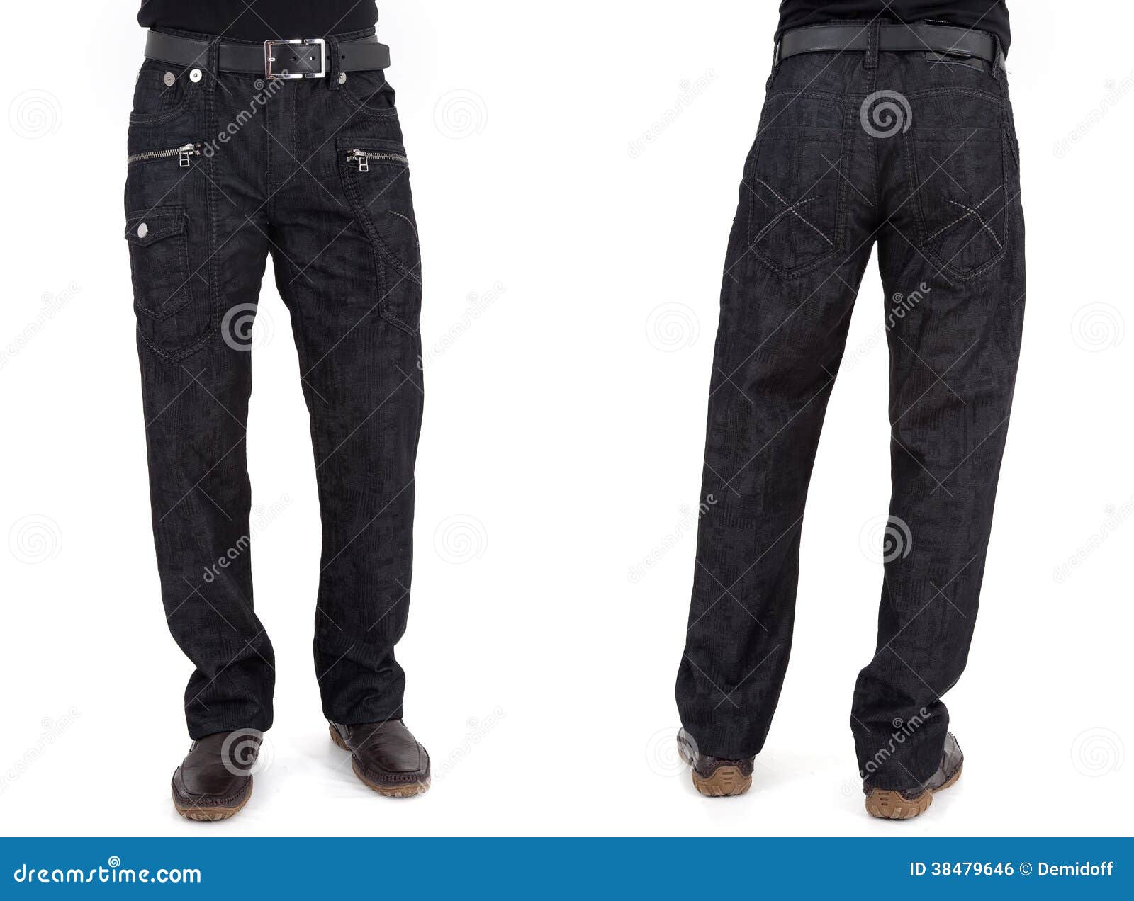 Men in jeans trousers stock photo. Image of attractive - 38479646