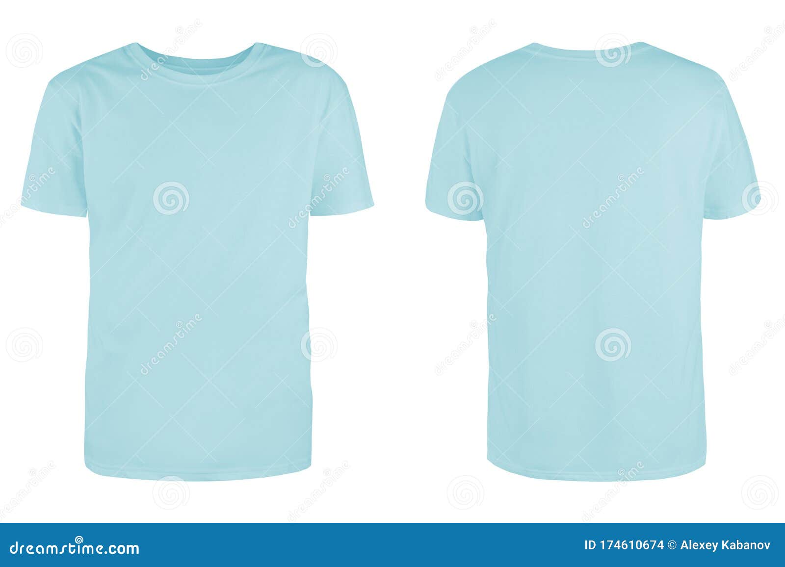 Light Blue Shirt Mock Up