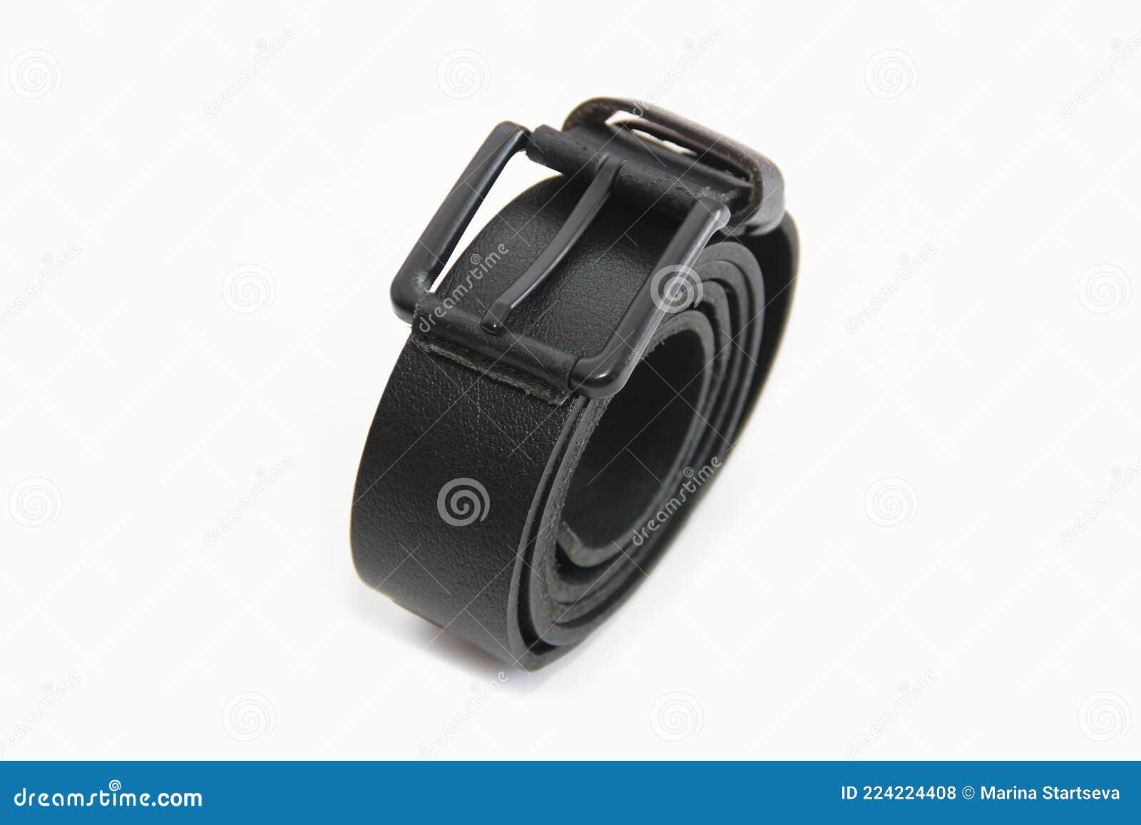 Men`s Black Belt with Metal Buckle Stock Photo Image of metal, background 224224408