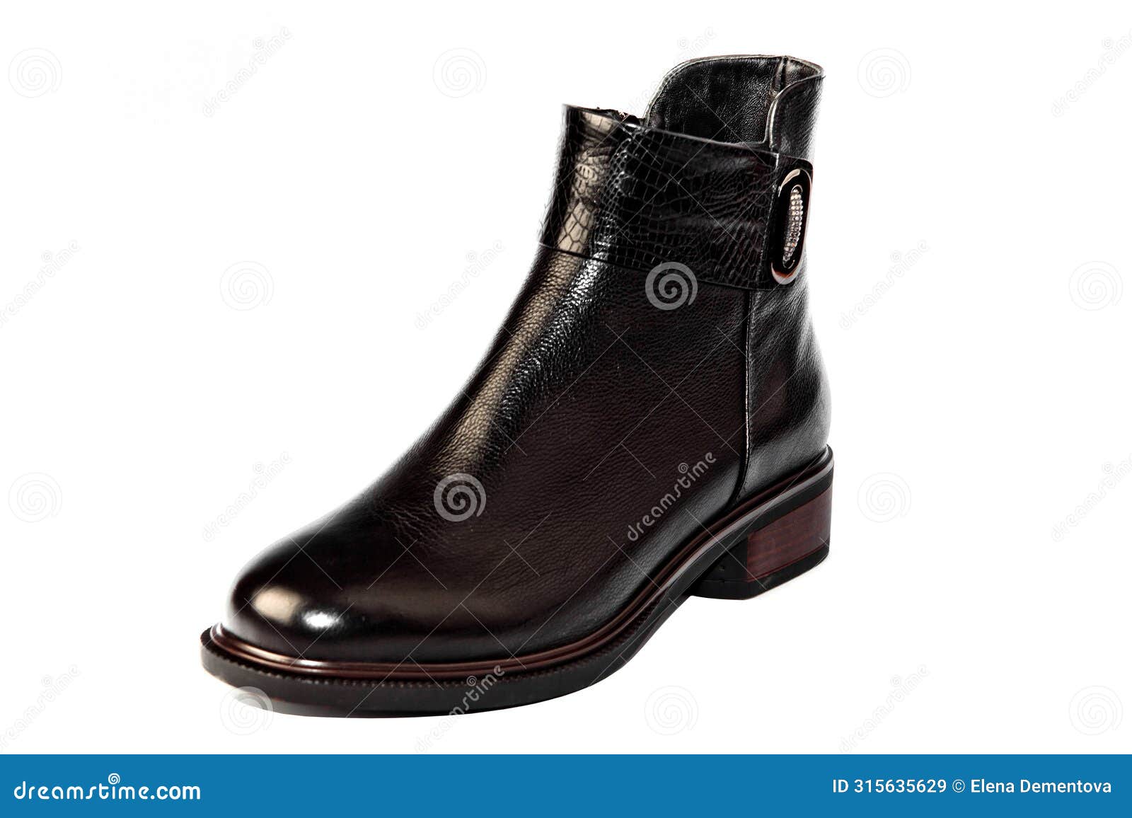 men's black shoes.demi - season shoes .classic black leather lace-up shoes.women's