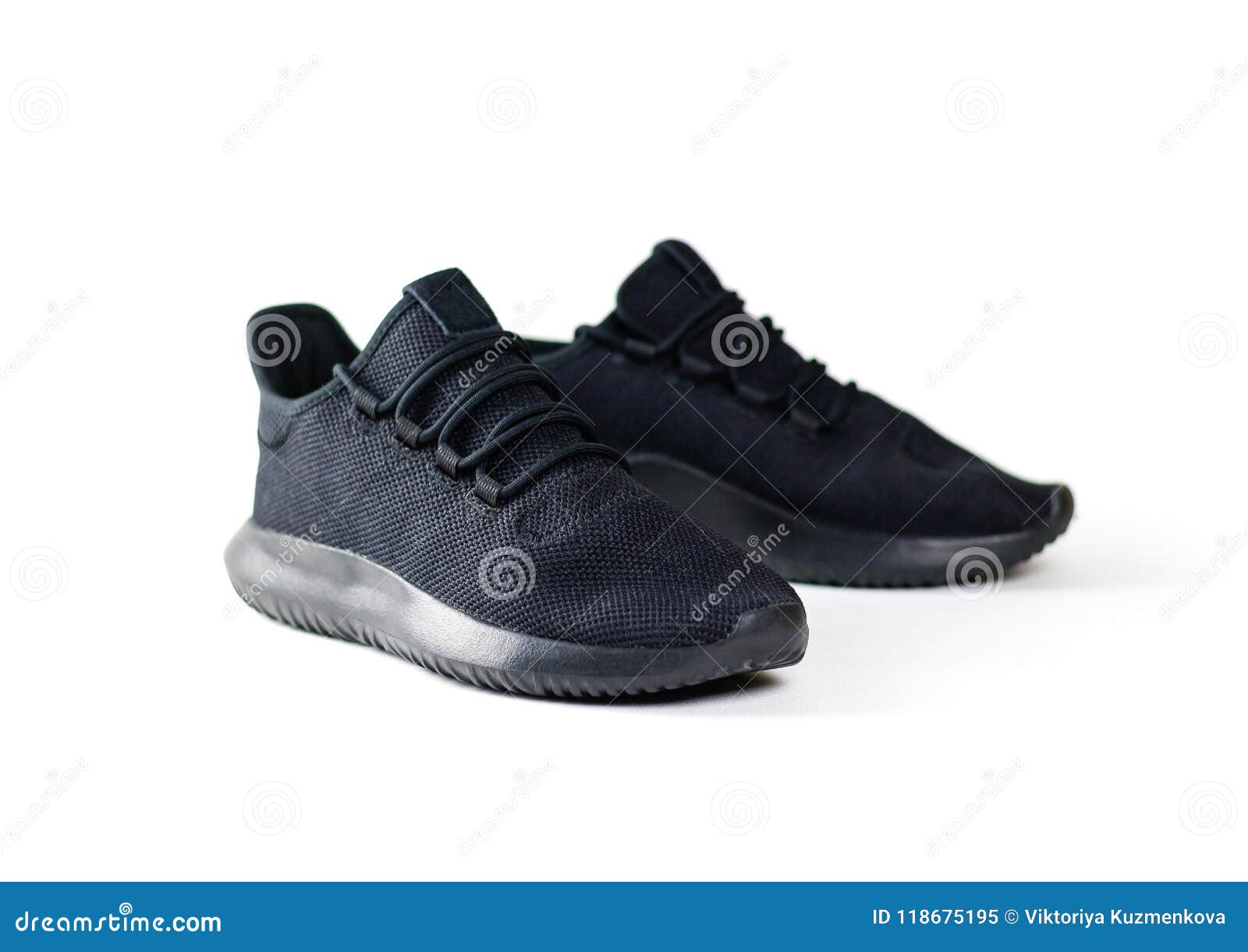 Men`s Black Sports Shoes. for Sports Stock Image - Image of foot ...