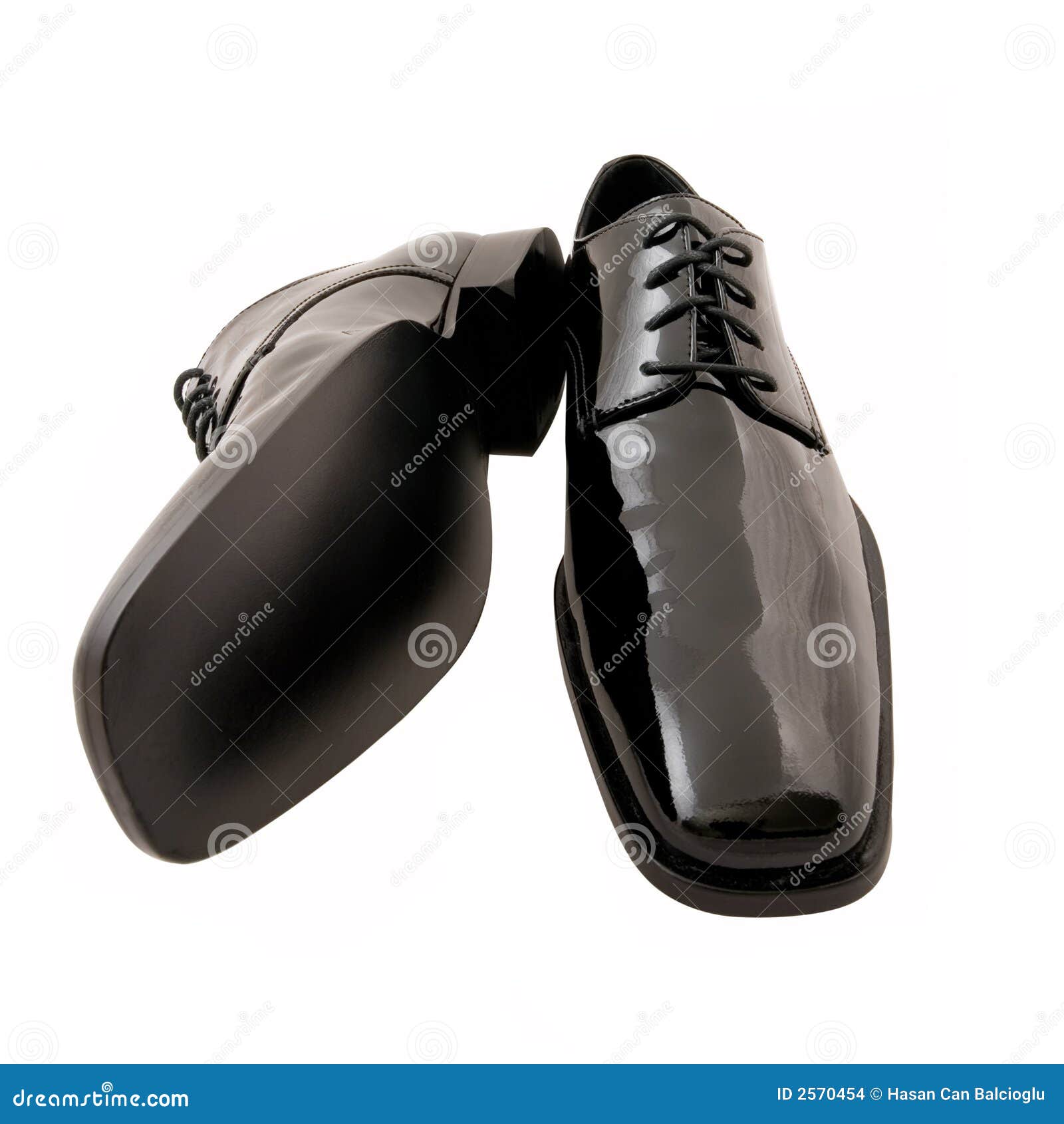 Men's black tuxedo shoes stock photo. Image of clipping - 2570454