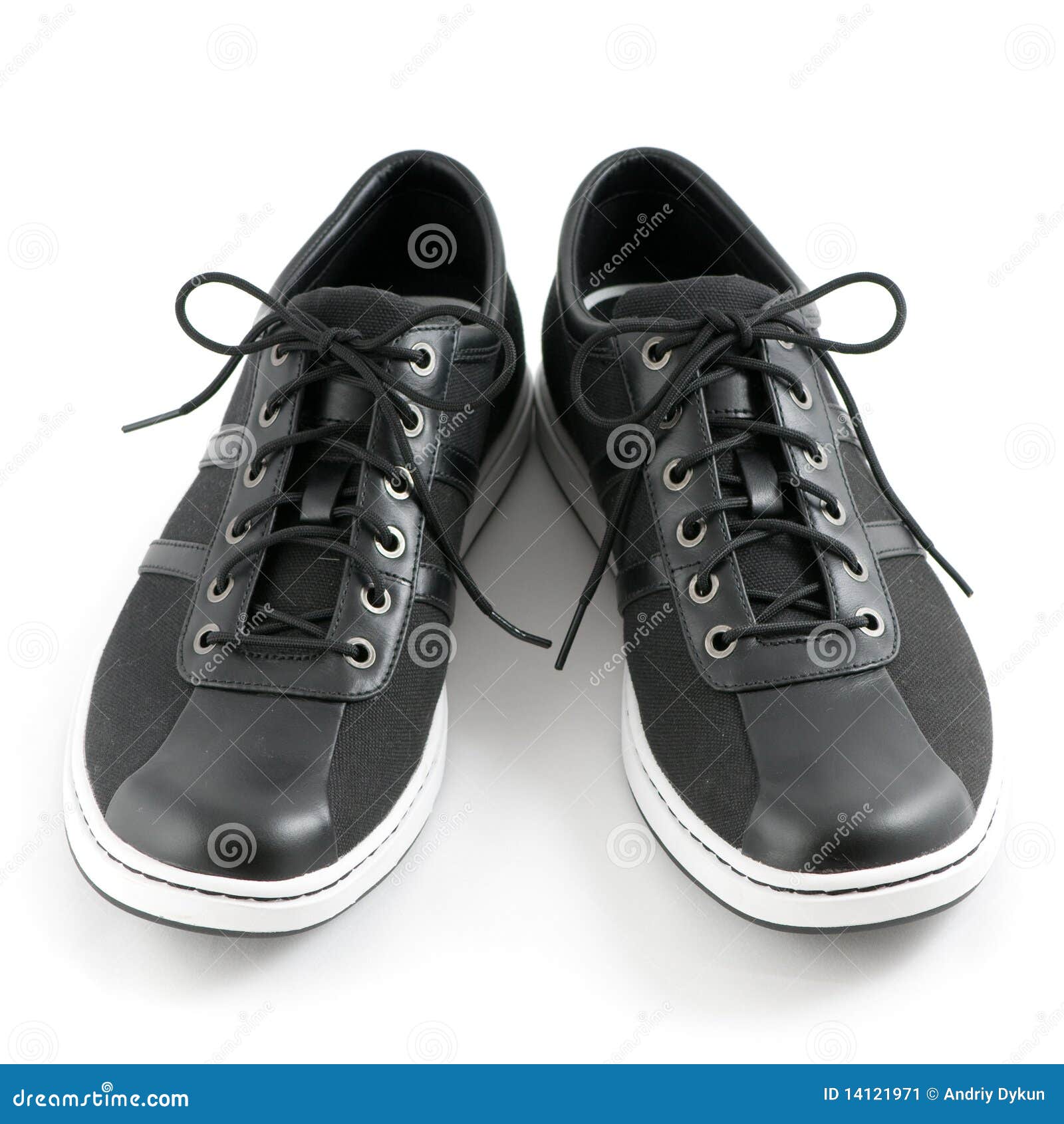 Men s casual black shoes stock image. Image of personal 14121971