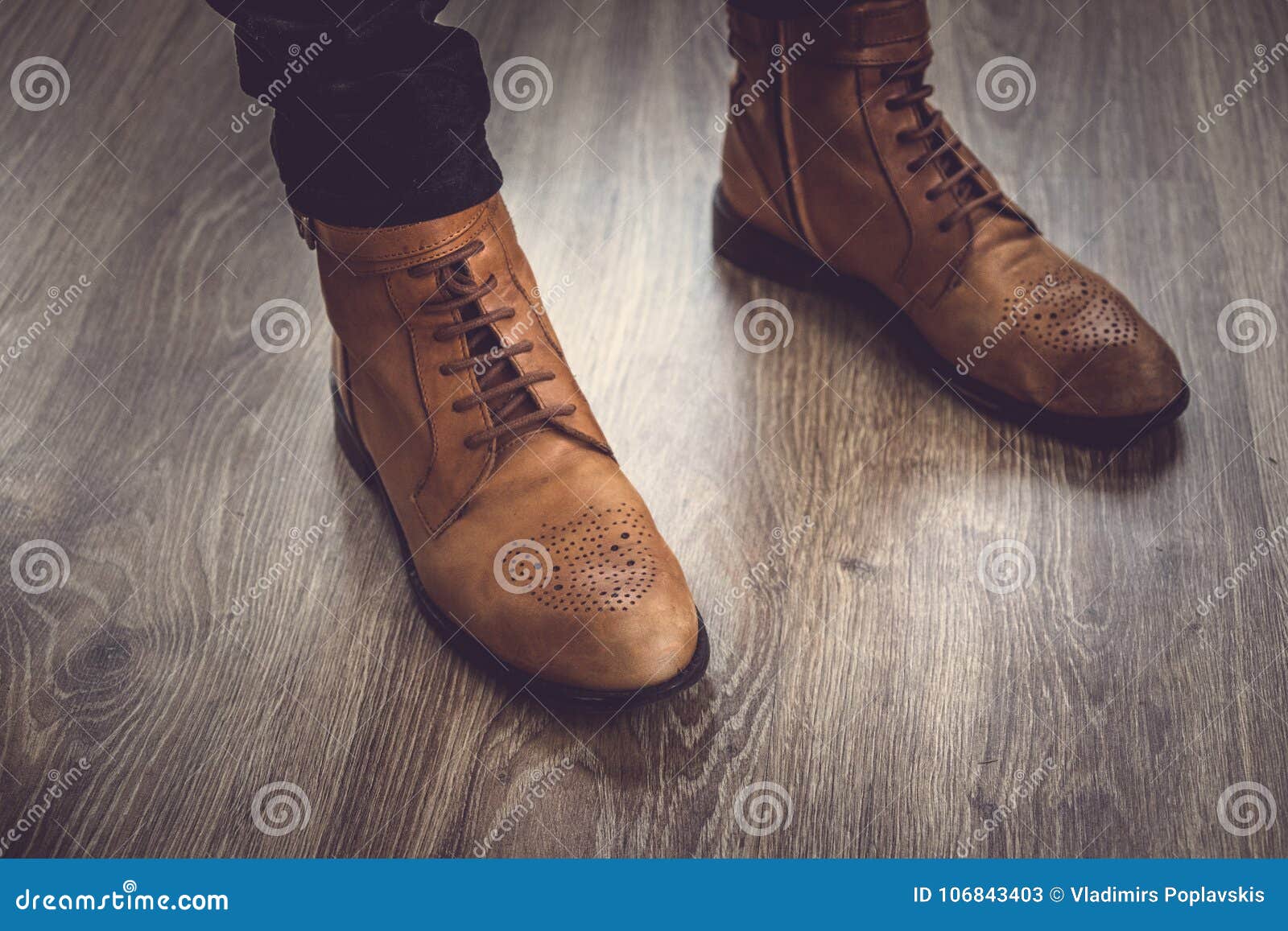 Men`s classic brown shoes. stock image. Image of clothing - 106843403