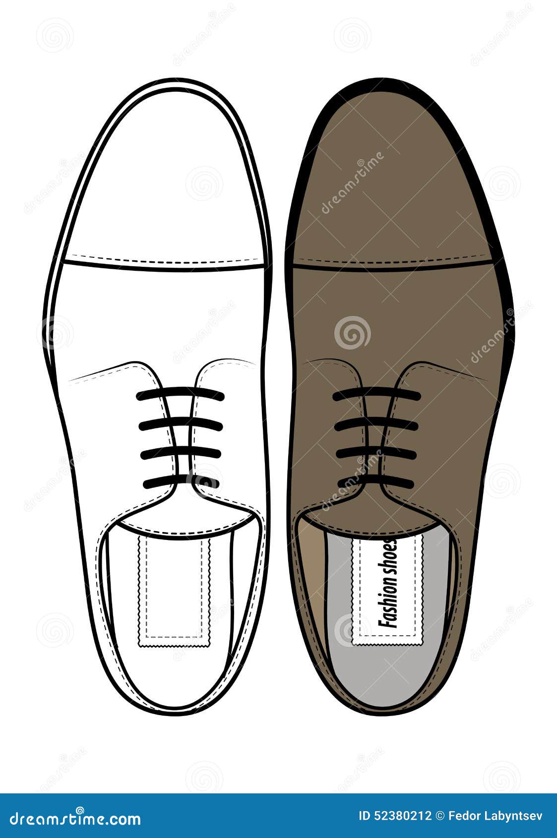 Shoes Drawing Top View Stock Illustrations – 253 Shoes Drawing Top View  Stock Illustrations, Vectors & Clipart - Dreamstime