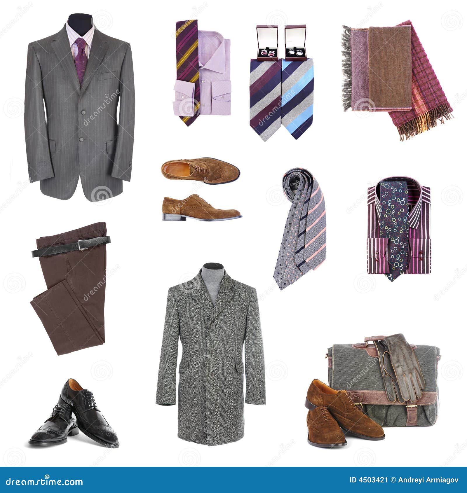 Men S Clothes and Accessories Stock Image Image of industry, laundry