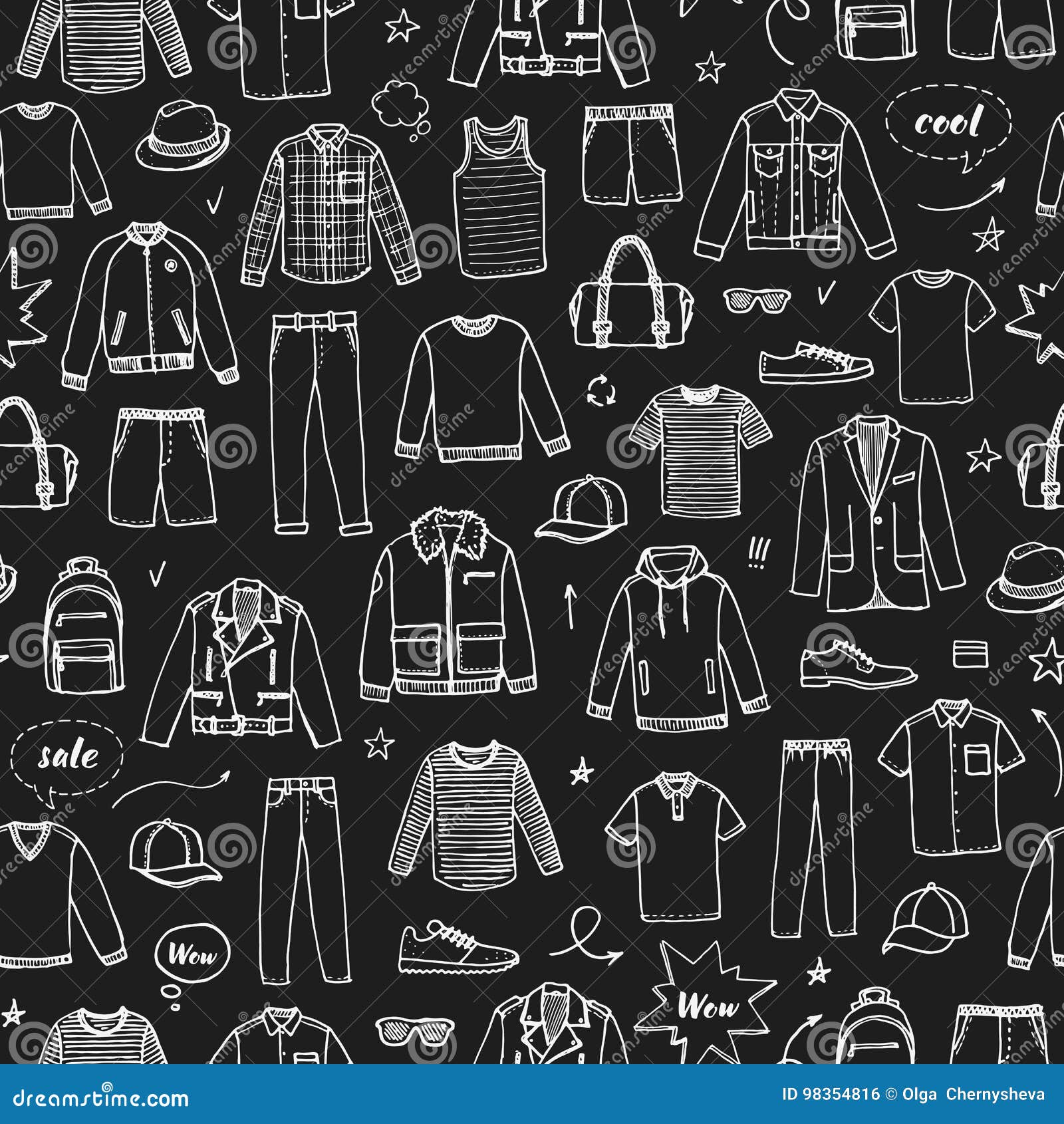 Chalk Drawing Alphabet Font. Hand Drawn Uppercase And Lowercase Letters