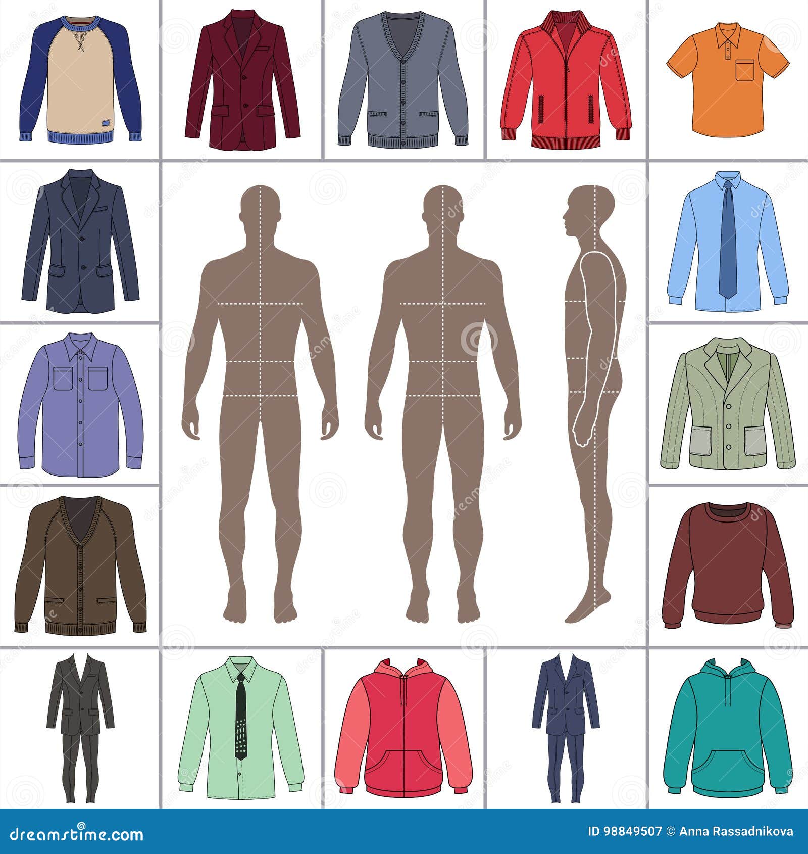 men`s clothing set