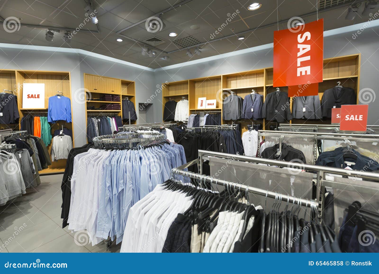 Men s clothing store stock photo. Image of market, dress 65465858