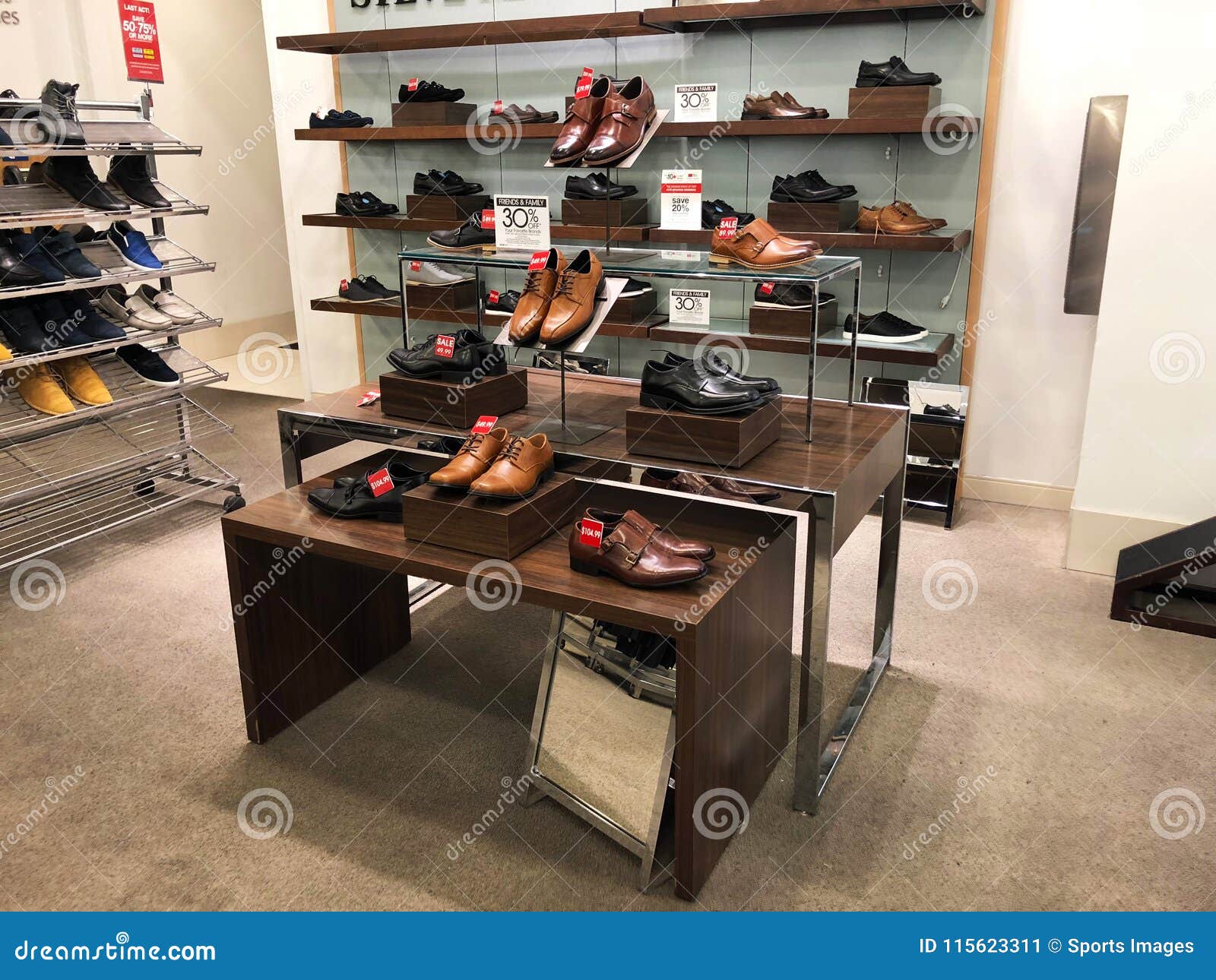 shoes table