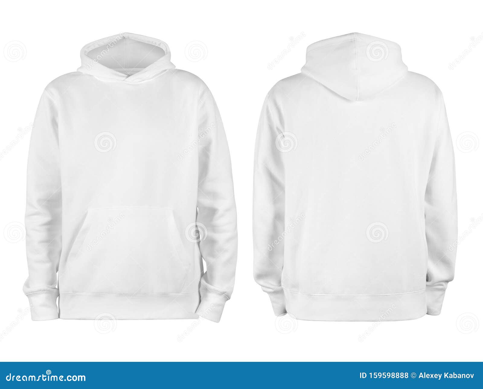 Men`s Grey Blank Hoodie Template,from Two Sides, Natural Shape on For Blank Black Hoodie Template