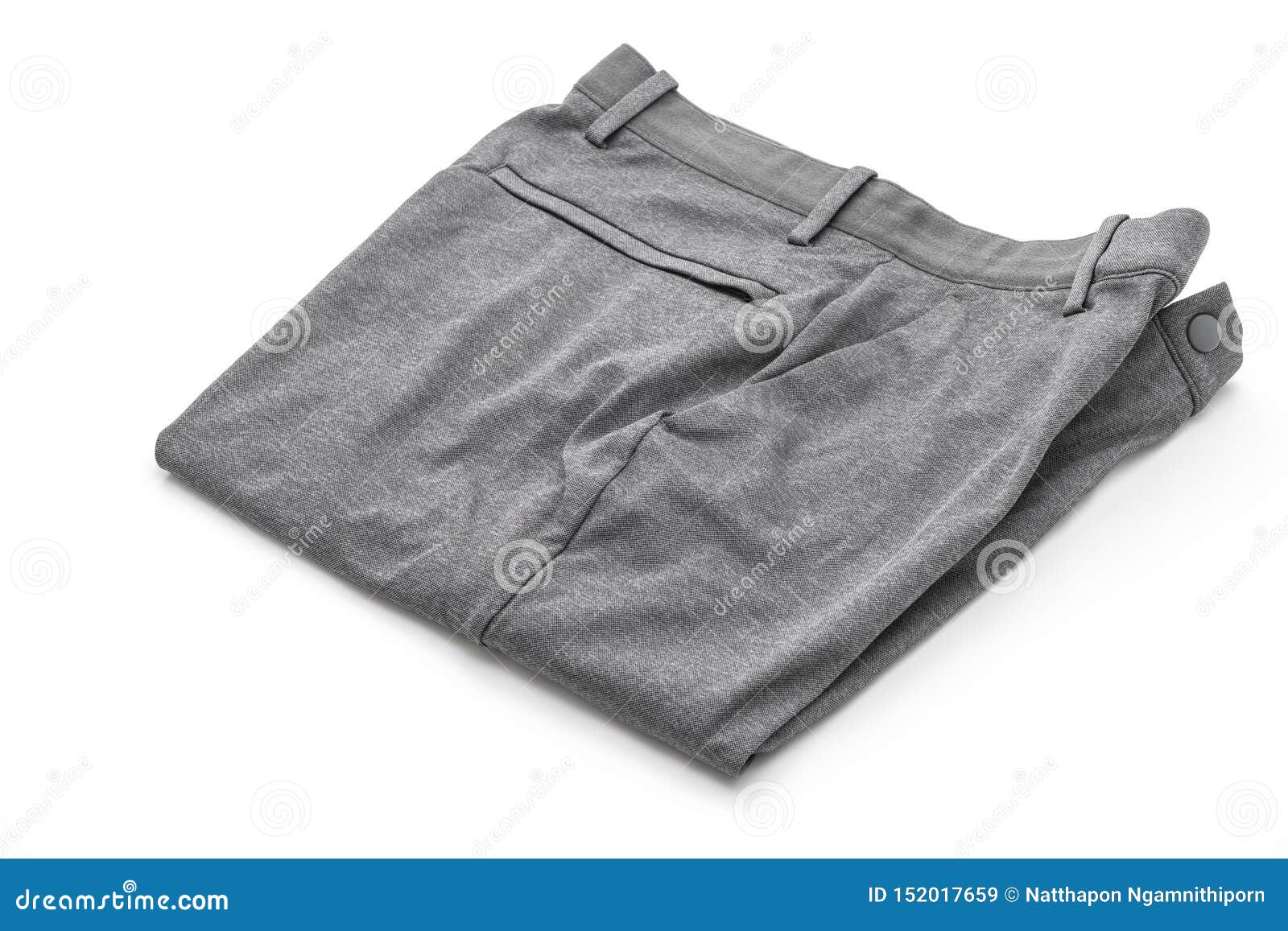 Men S Grey Pants on White Background Stock Image - Image of elegance ...