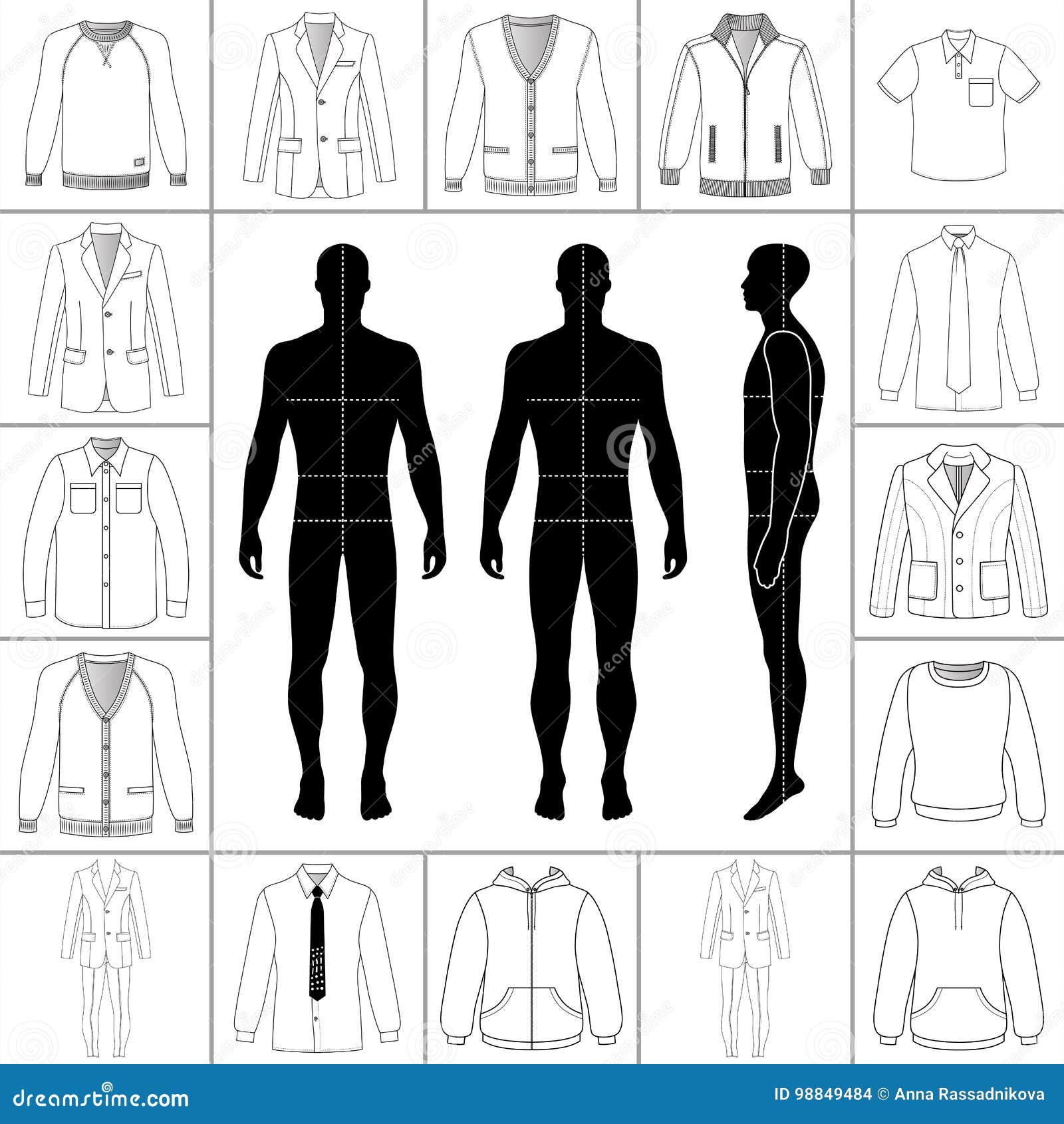 men`s clothing set