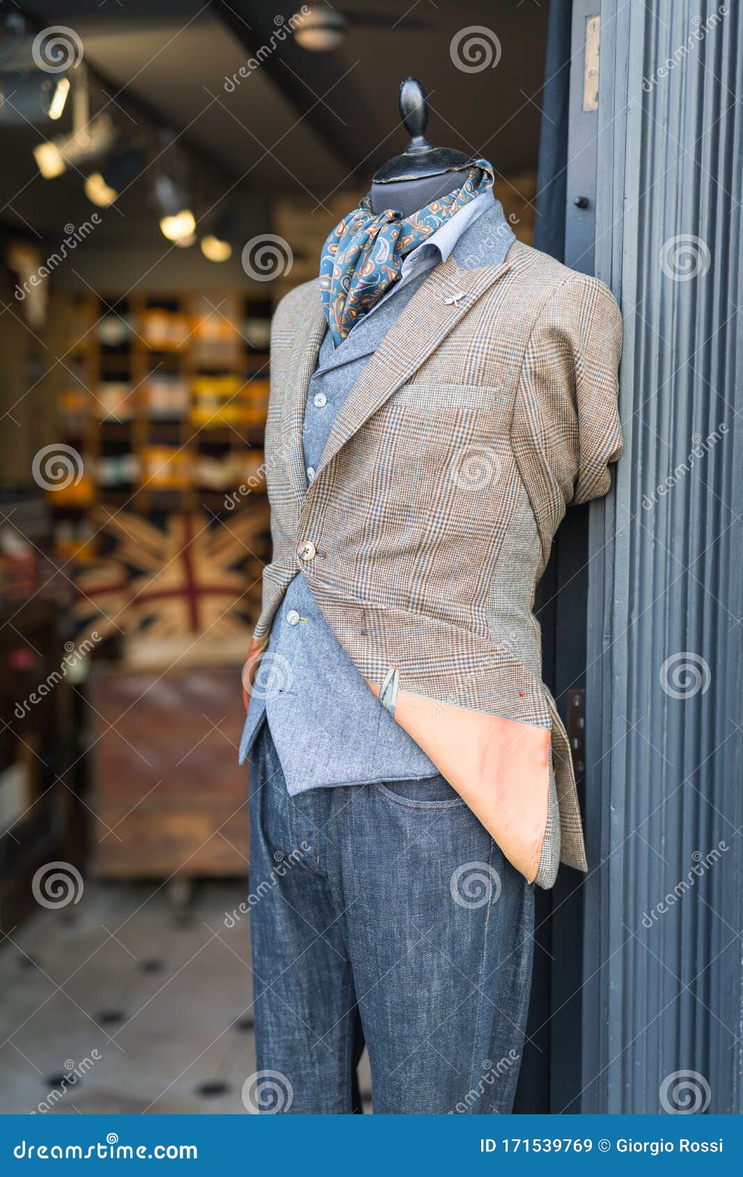 Men`s Mannequin Dressed in a Casual and Elegant Style with Jacket ...