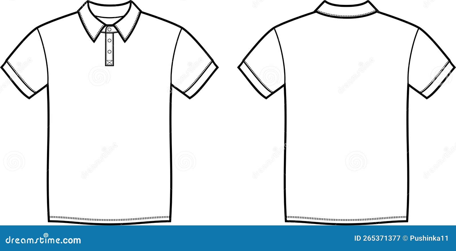 Men`s polo t-shirt stock vector. Illustration of beauty - 265371377