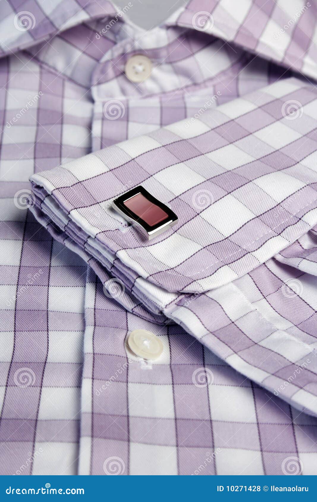 Men s shirt with cufflinks stock photo. Image of business 10271428
