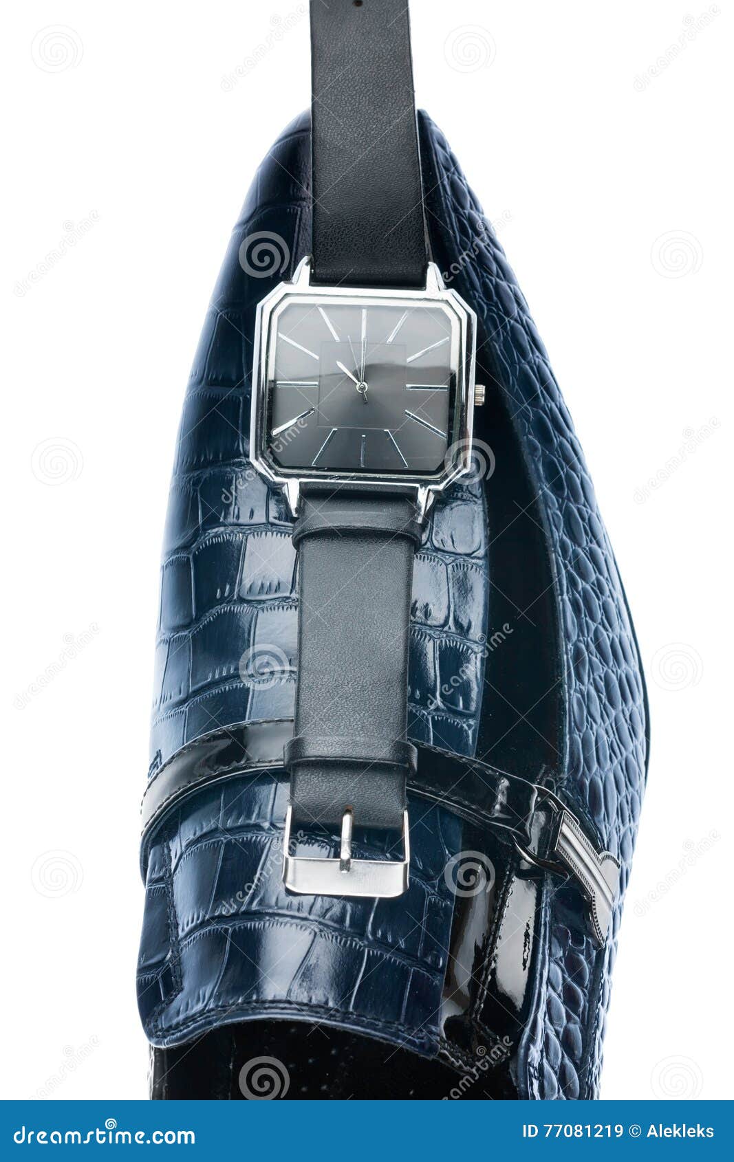 Men S Shoes and Watches, Isolated Stock Image Image of business