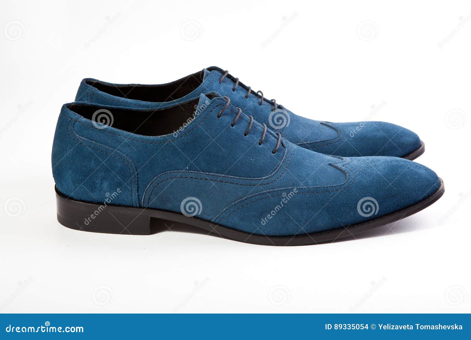 Men`s Shoes on a White Background Stock Photo - Image of leather ...