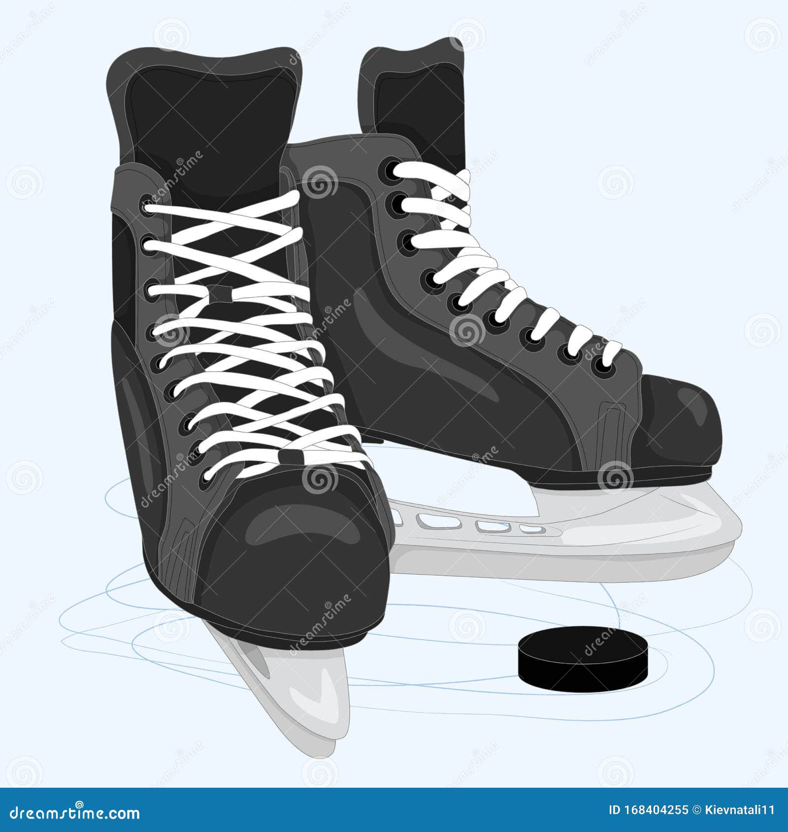 Ice Hockey Referee Isolated Flat Vector Illustration With Man In