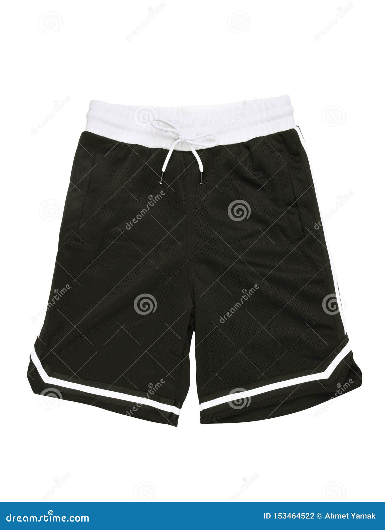 Men`s Sport Shorts Clipping Path Isolated on White Stock Photo - Image ...