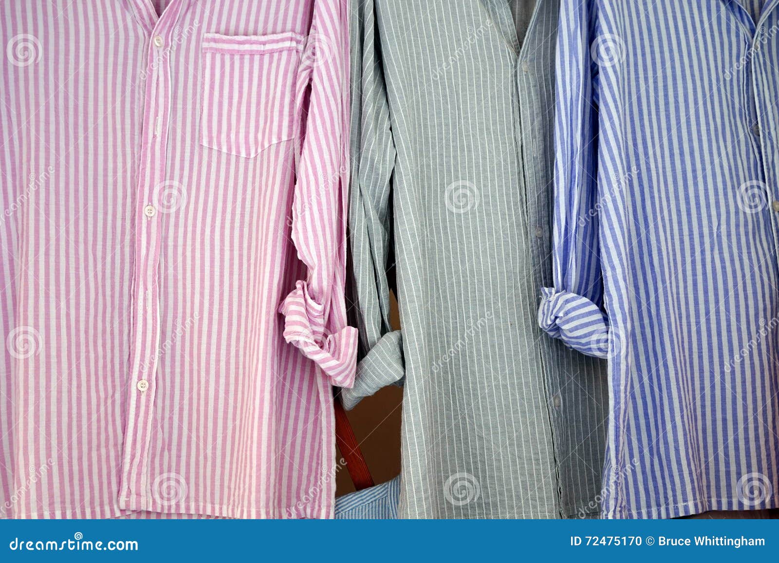 Men s Striped Shirts stock photo. Image of rolled, clothes - 72475170