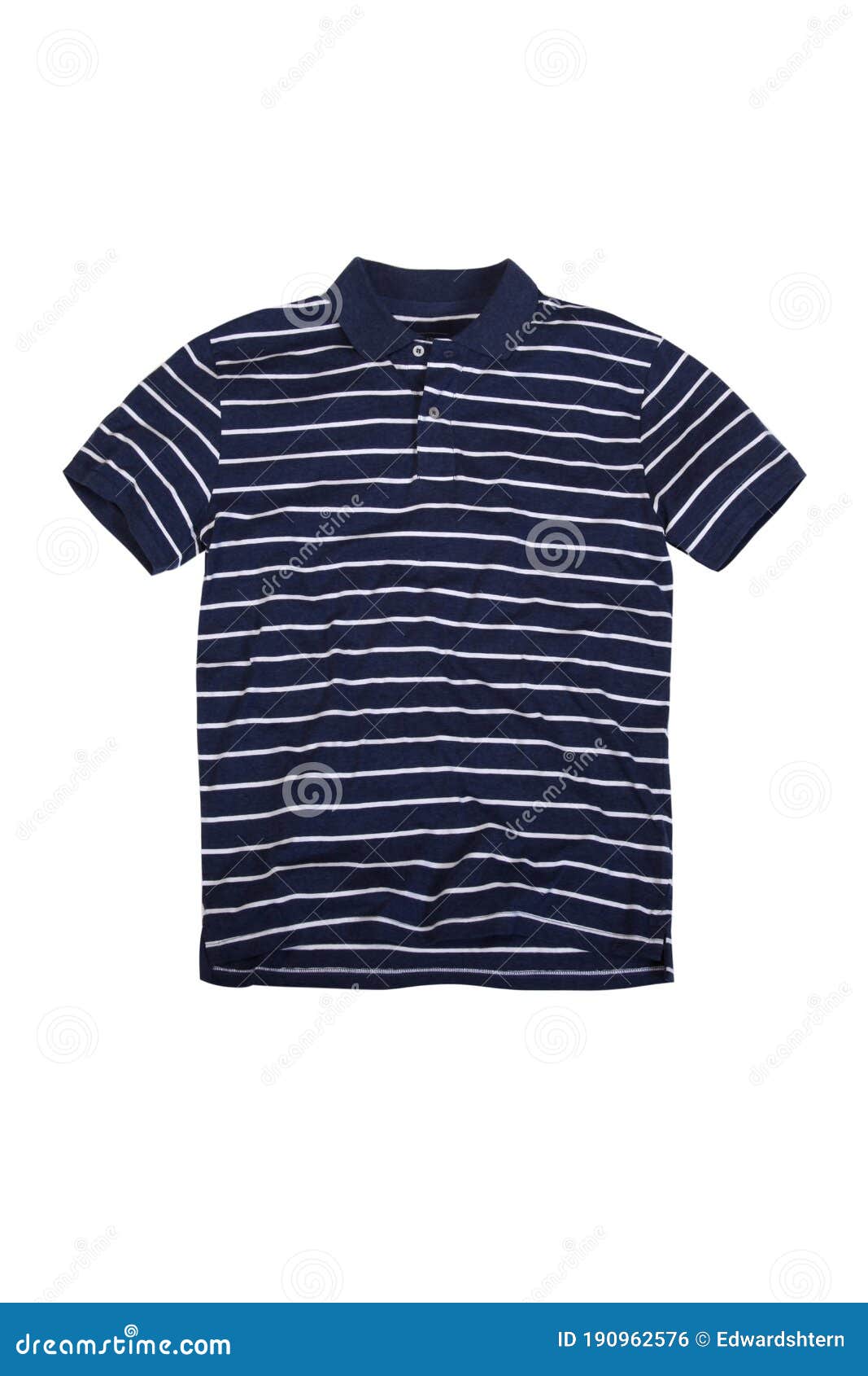 Men`s Striped Tshirt Isolated on a White Stock Photo Image of jersey