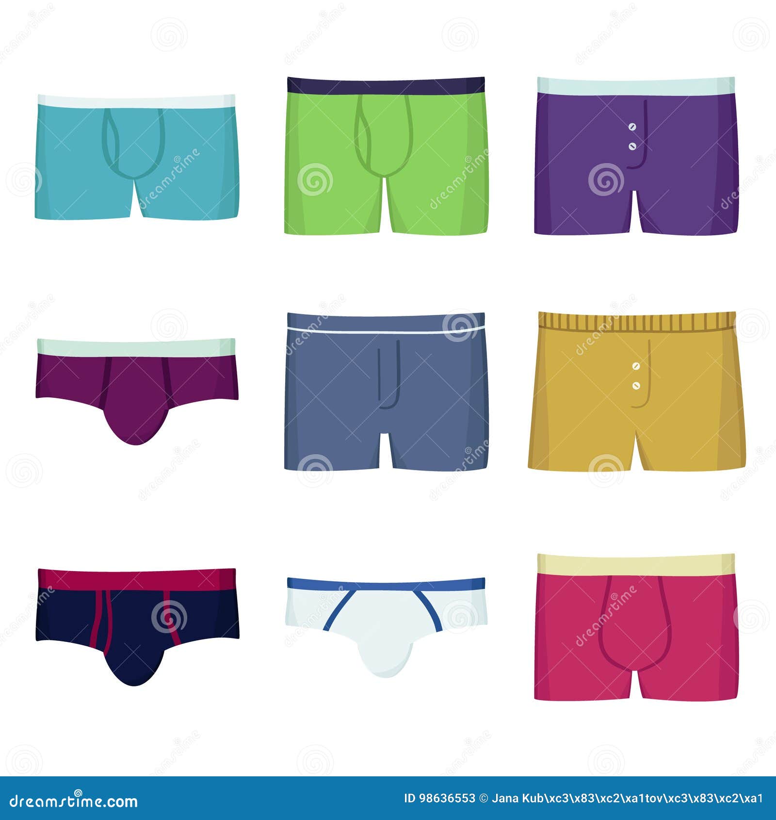 Men's Underwear Vector Stock Illustrations – 242 Men's Underwear Vector ...