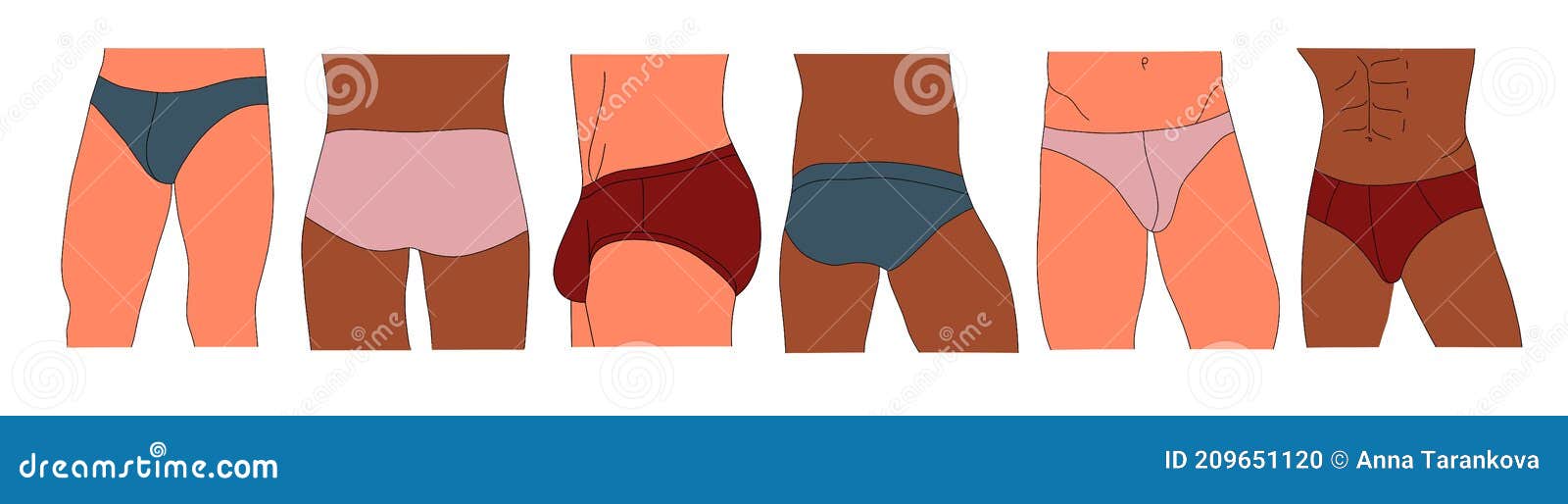 Woman underwear panties types. Vector Stock Vector by ©in8finity