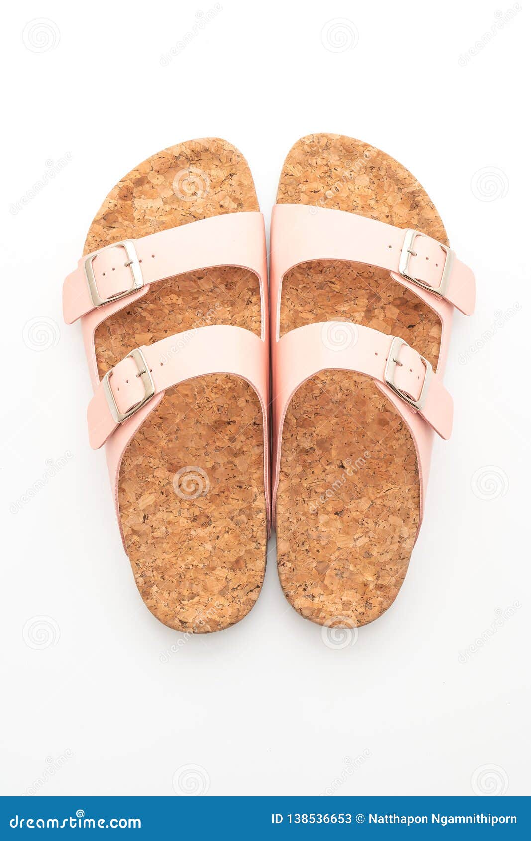 Men S and Women S (unisex) Fashion Leather Sandals Stock Image - Image ...