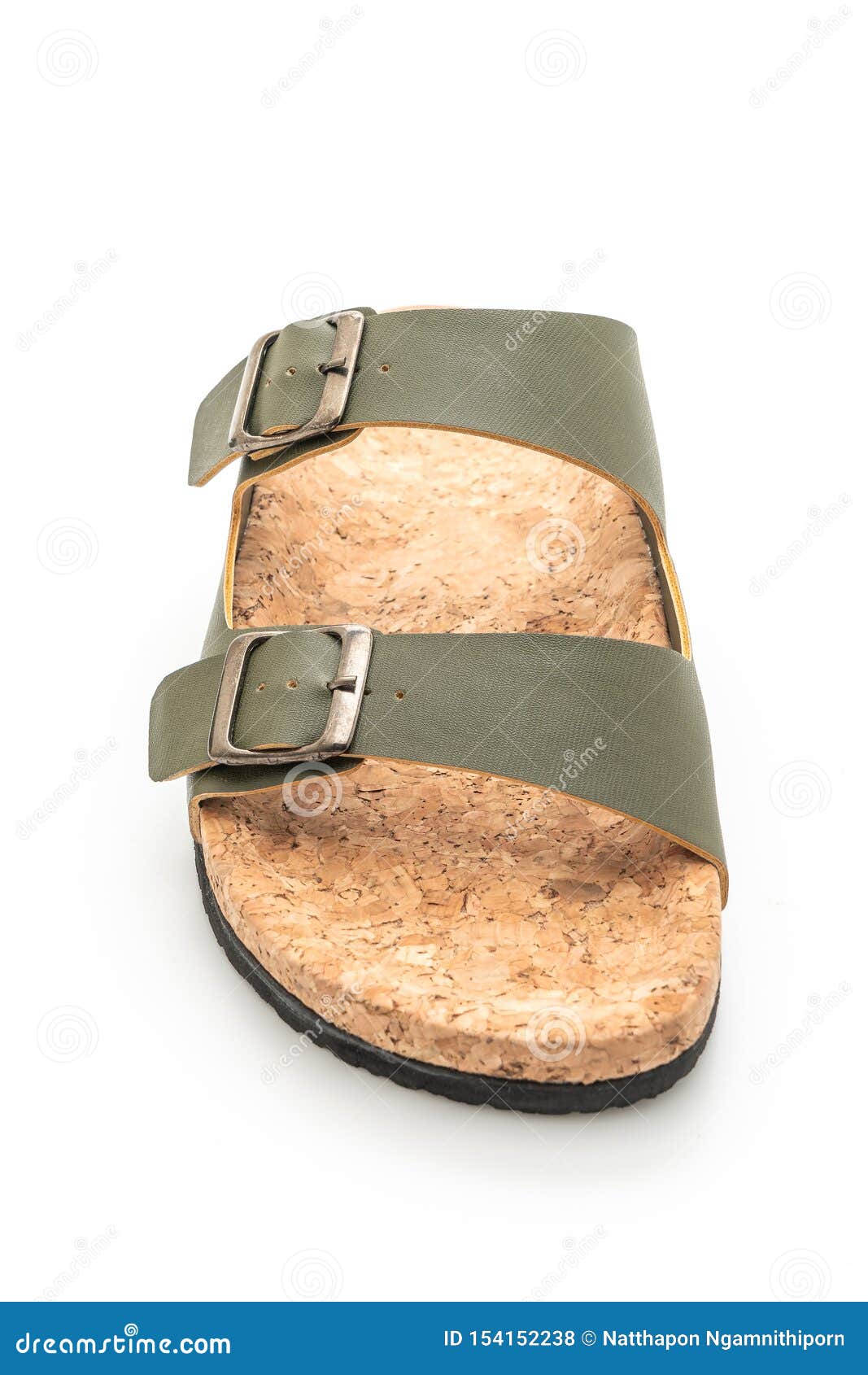 Men S and Women S (unisex) Fashion Leather Sandals Stock Photo - Image ...