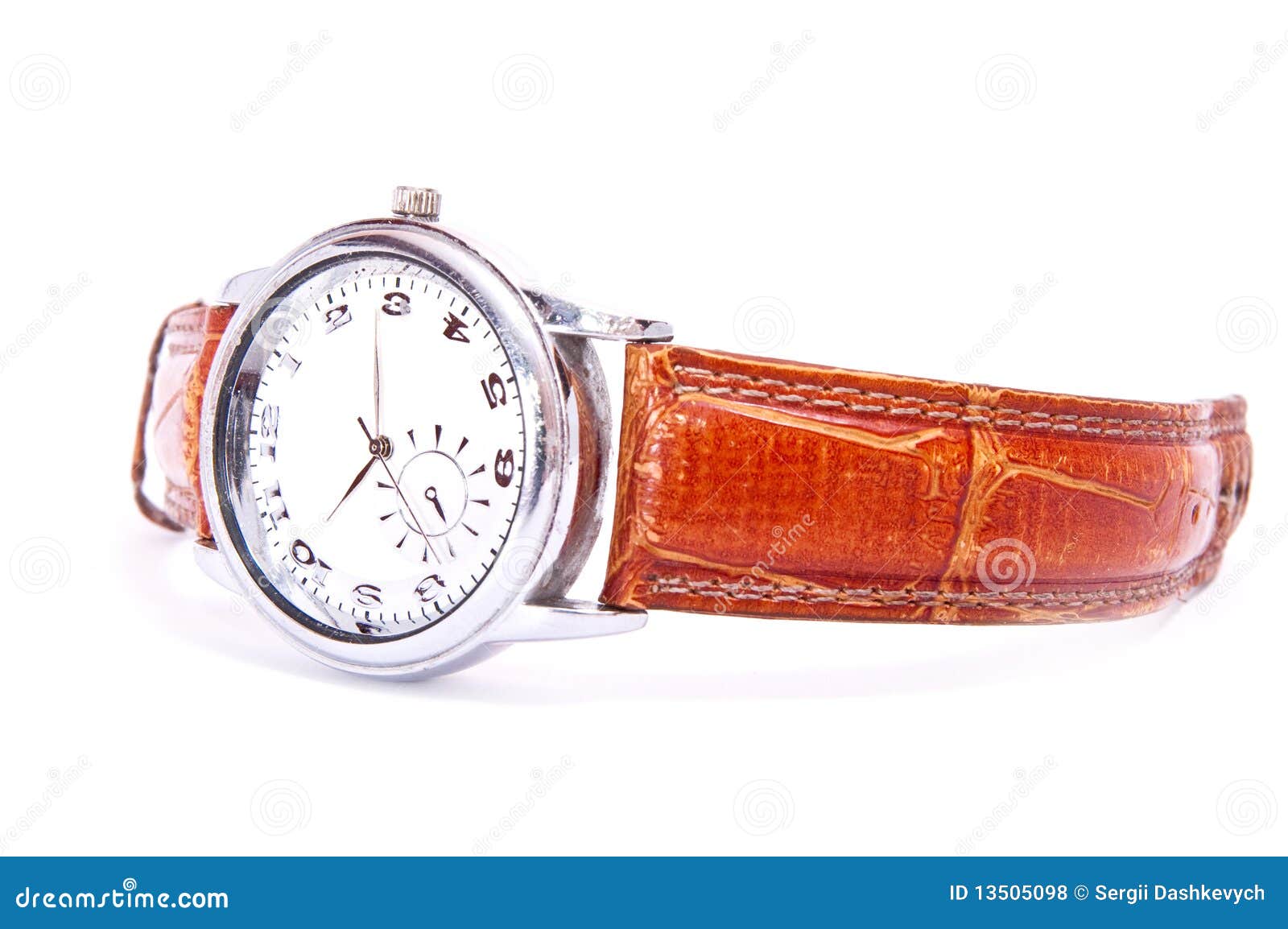 Men s wrist watch stock photo. Image of personal, forward 13505098