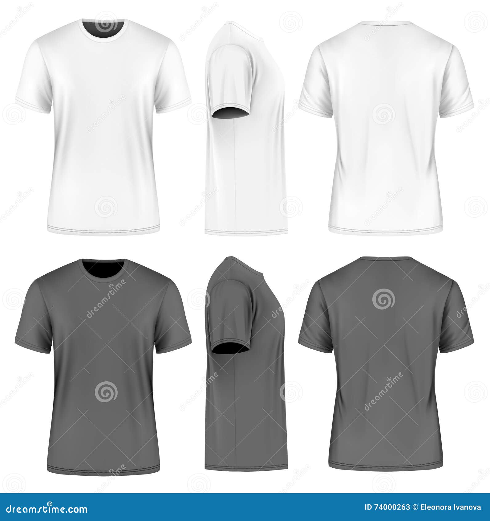 View Mens Heather Crew Neck T-Shirt Mockup Front View Pictures Yellowimages - Free PSD Mockup