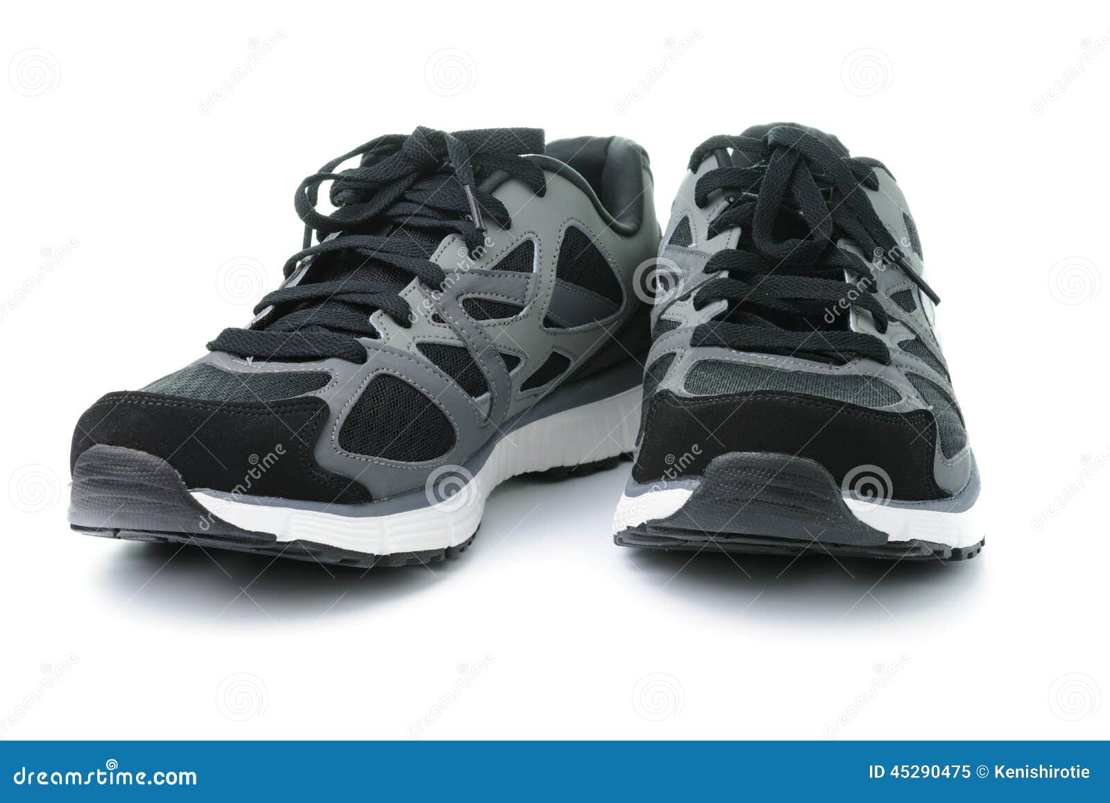 Men sport shoes stock image. Image of sneakers, black - 45290475