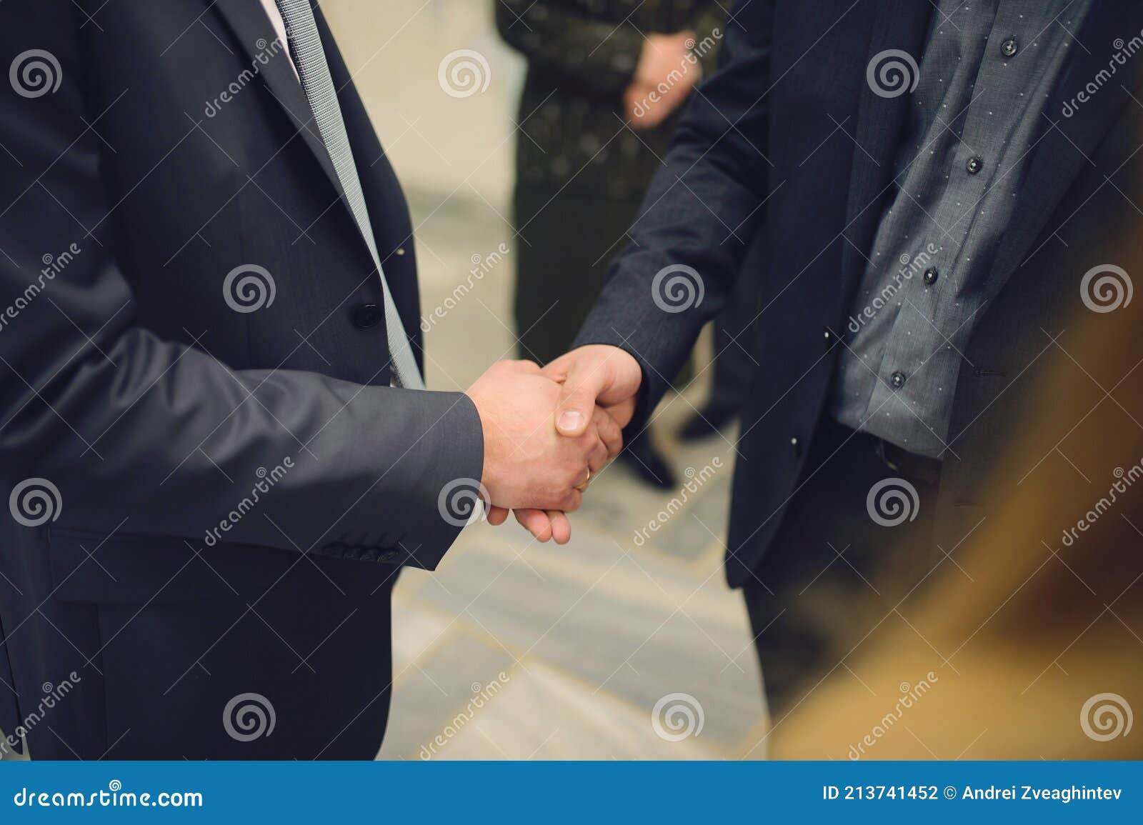 Men in suits shaking hands stock photo. Image of married 213741452