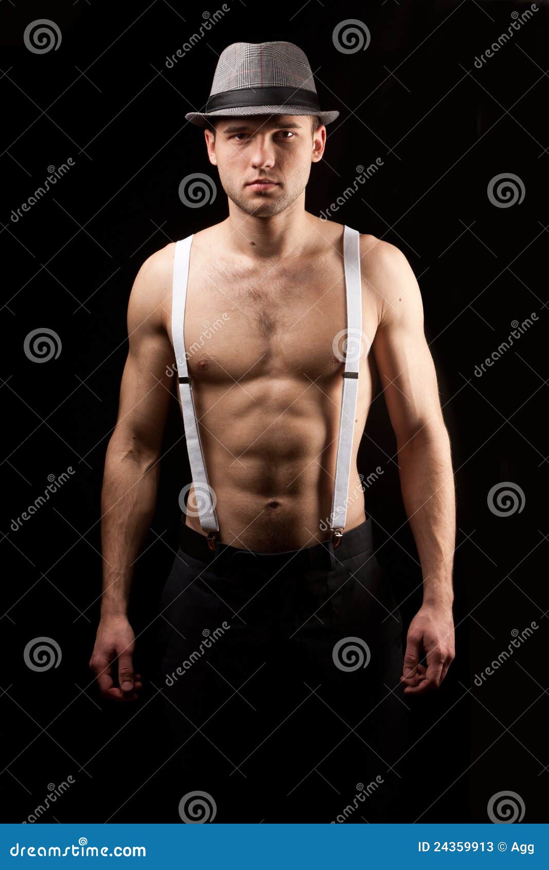 Men With Suspenders Stock Photos Image 24359913